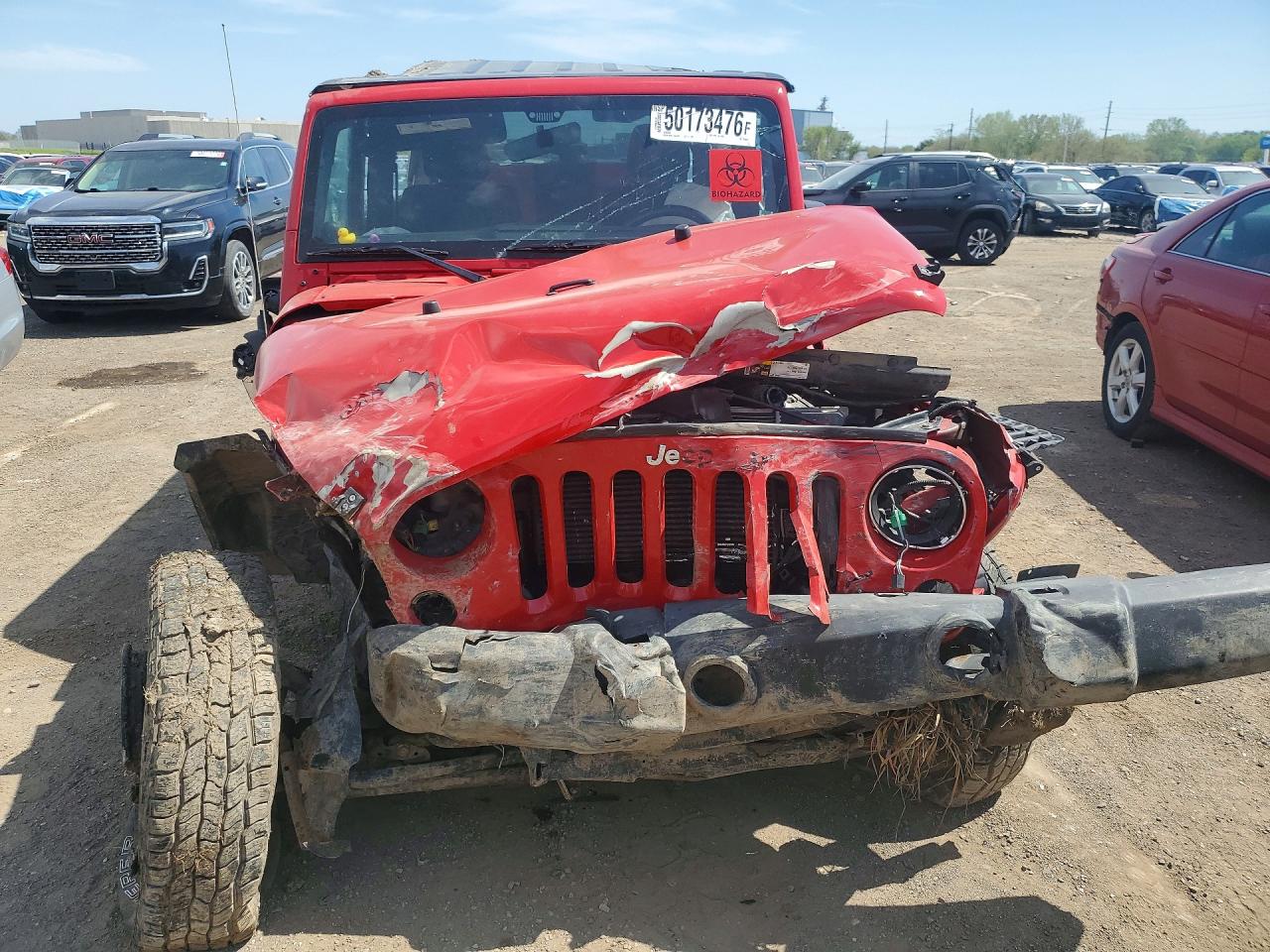 2012 Jeep Wrangler Sport Red vin: 1C4AJWAG3CL231252