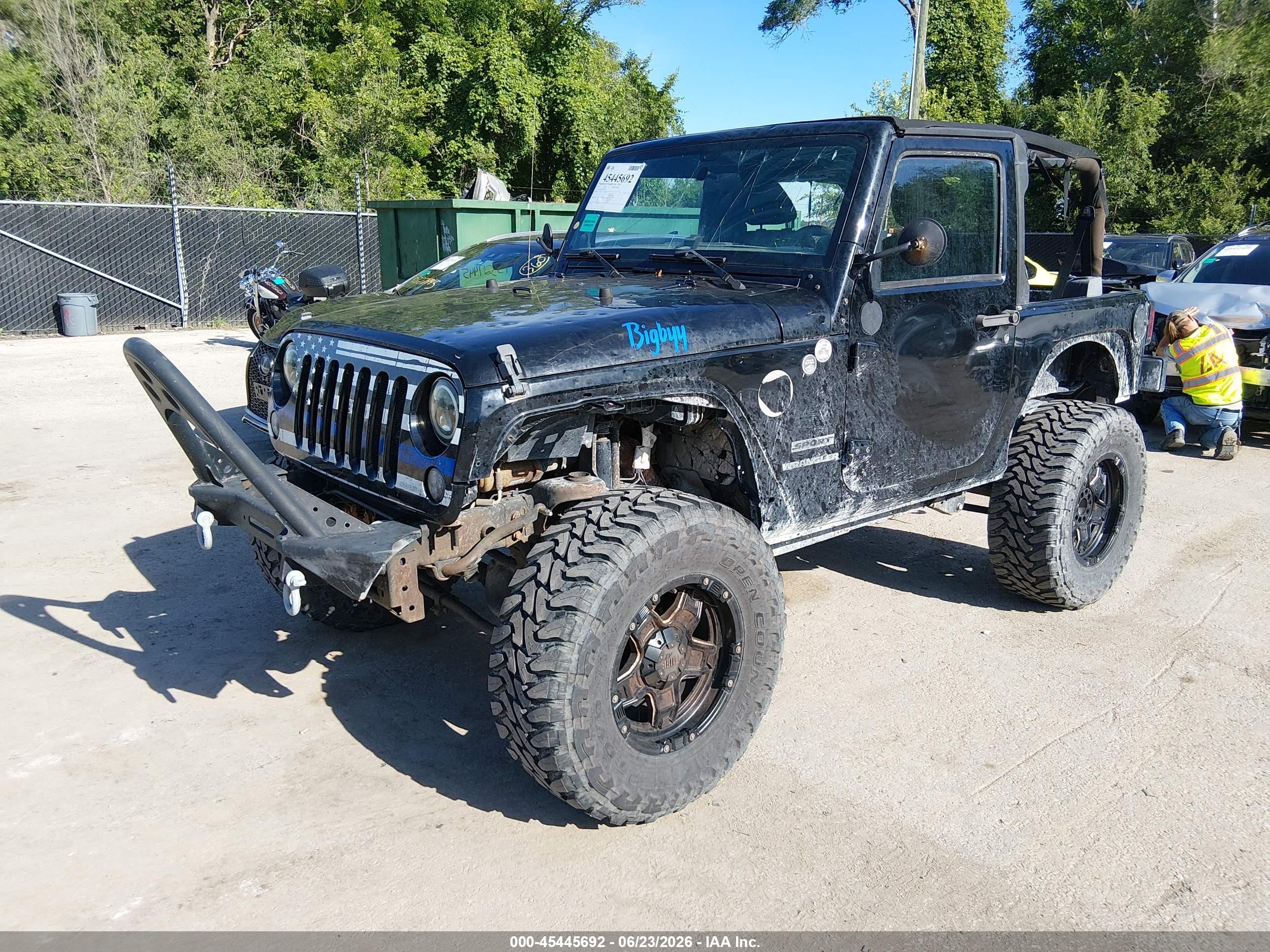 2012 Jeep Wrangler Sport Black vin: 1C4AJWAG3CL270343