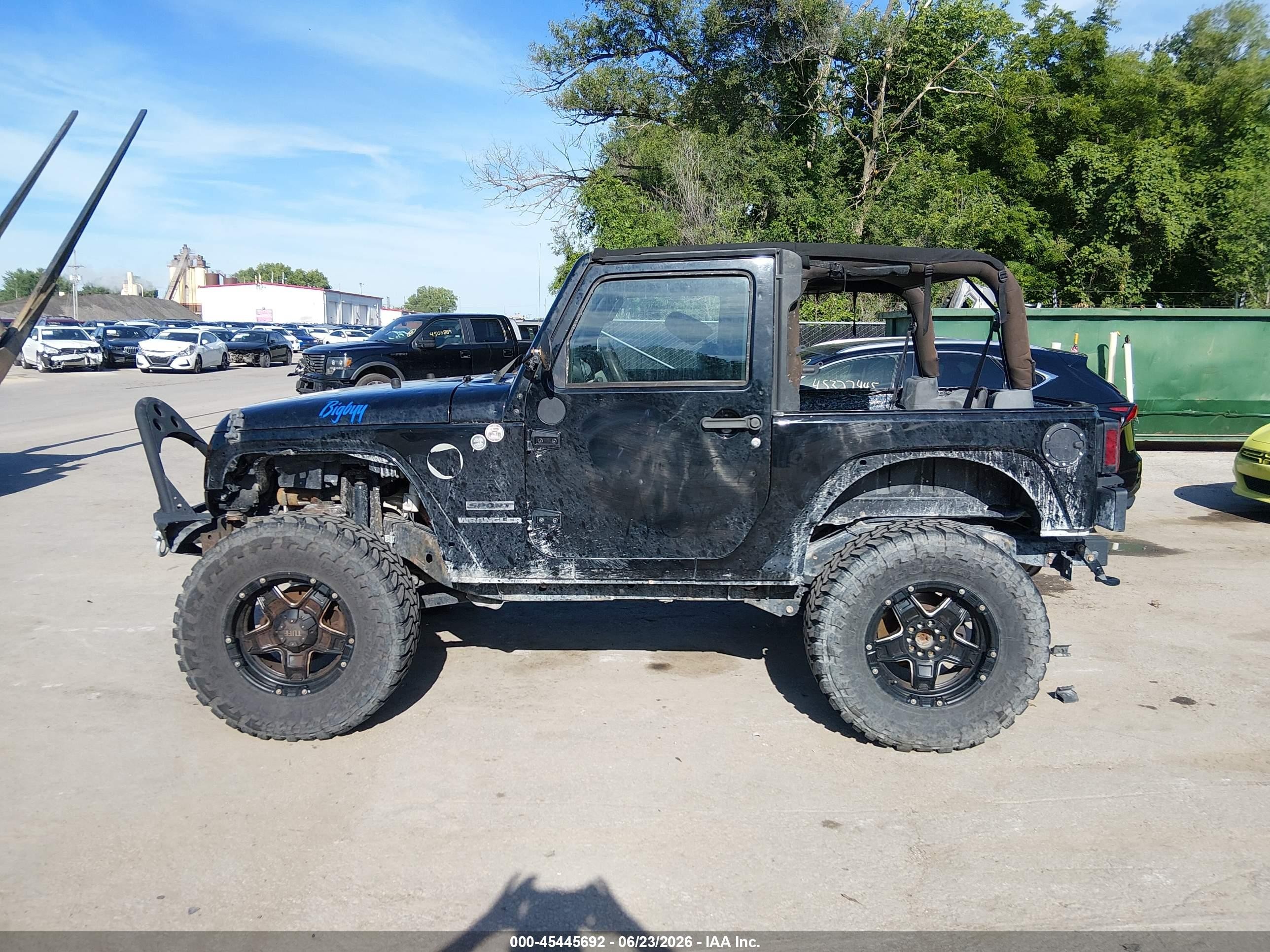 2012 Jeep Wrangler Sport Black vin: 1C4AJWAG3CL270343