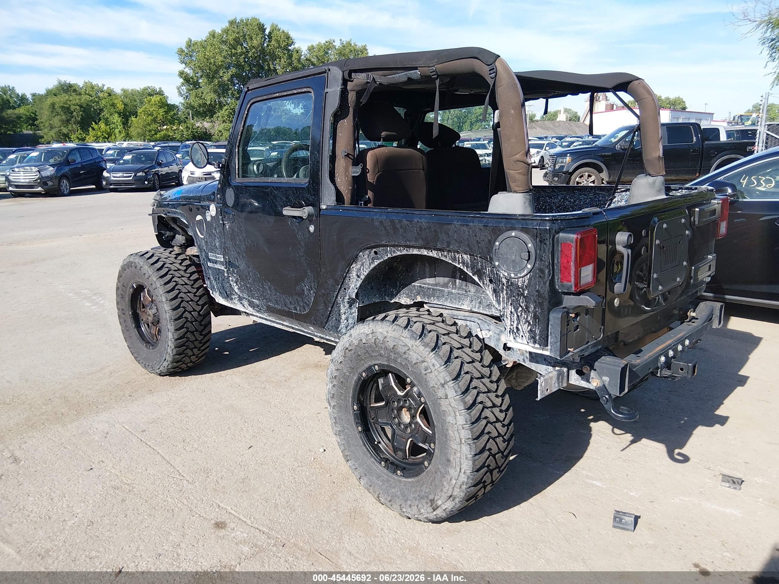 2012 Jeep Wrangler Sport Black vin: 1C4AJWAG3CL270343