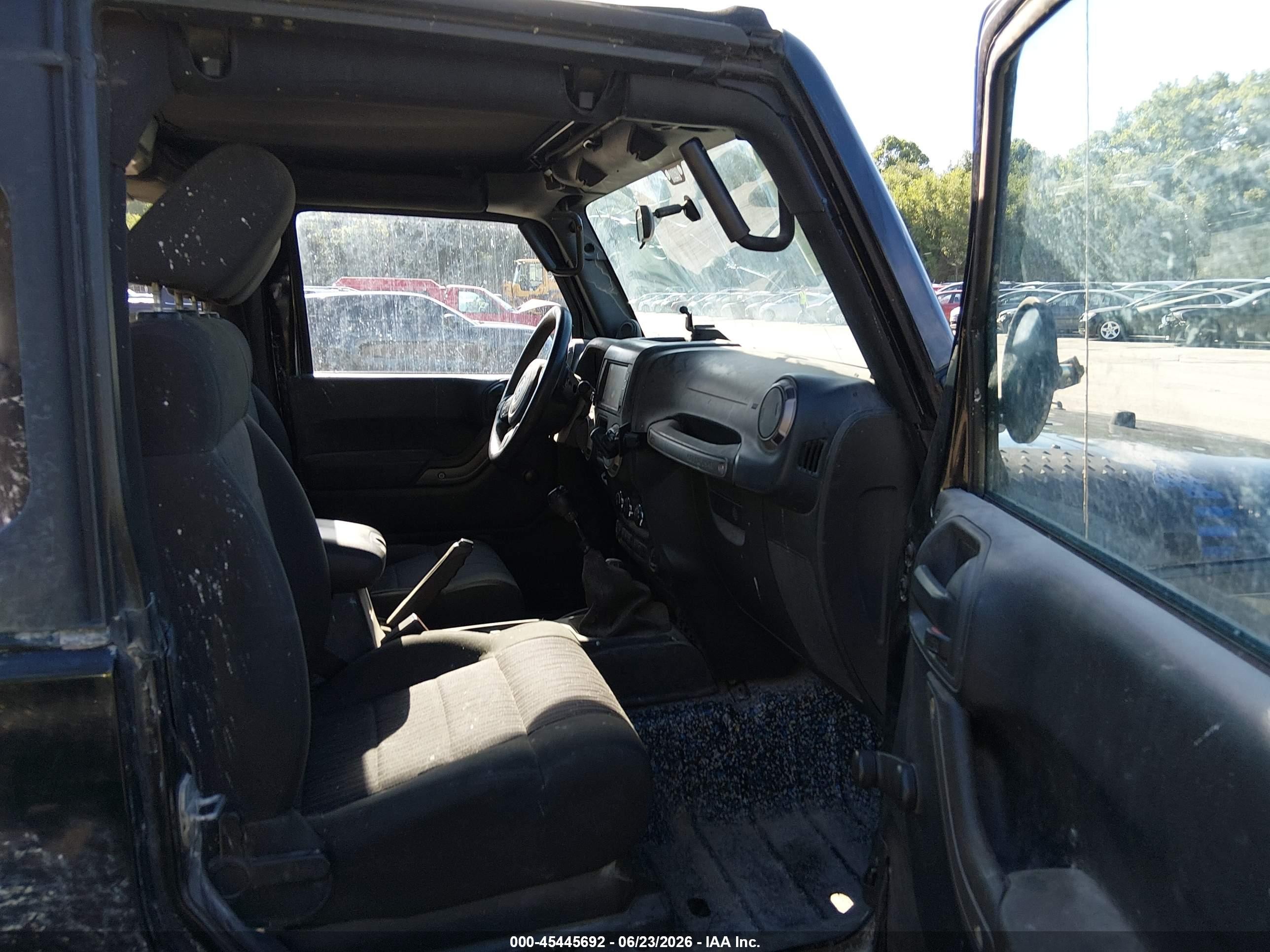 2012 Jeep Wrangler Sport Black vin: 1C4AJWAG3CL270343