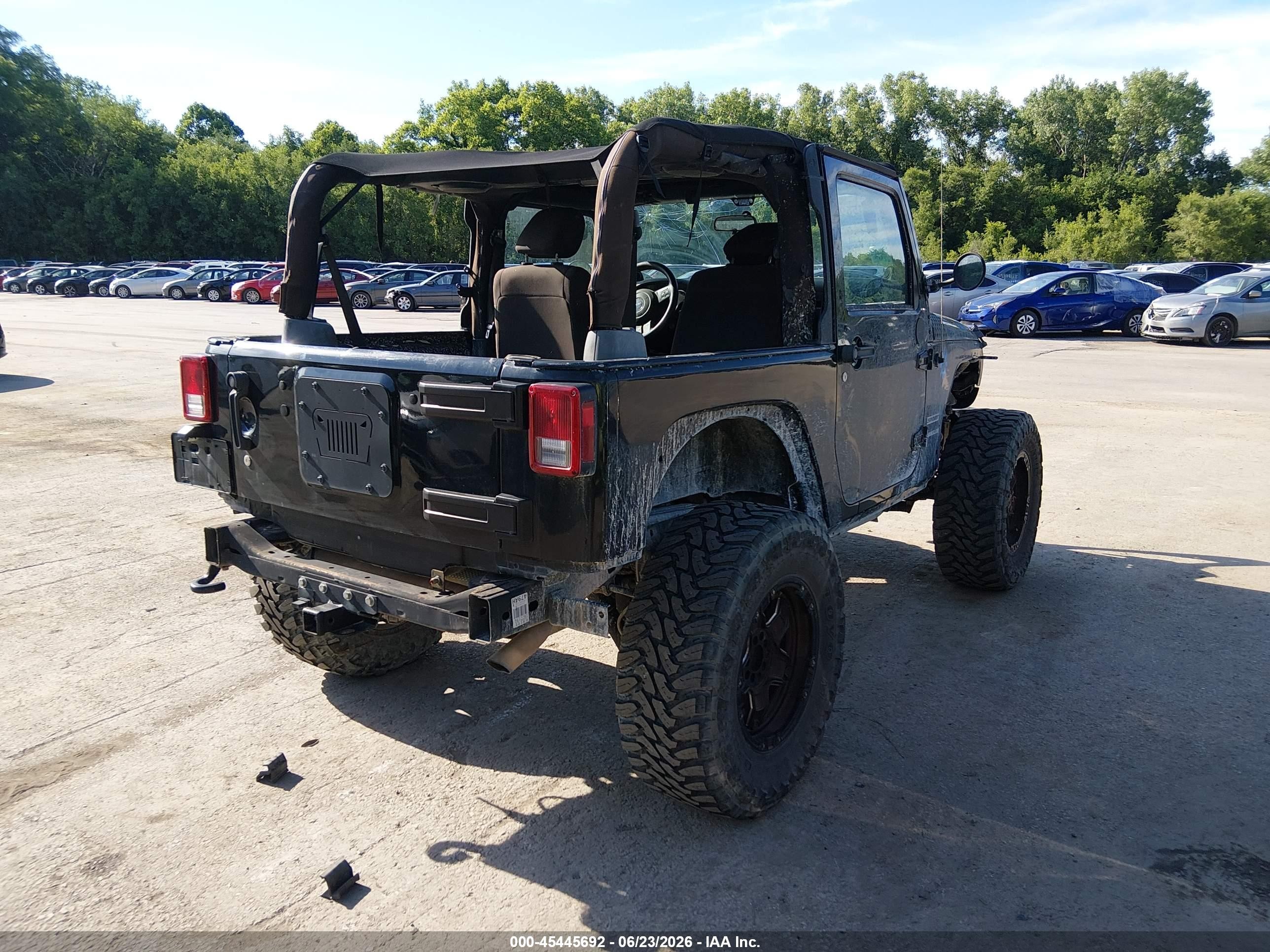 2012 Jeep Wrangler Sport Black vin: 1C4AJWAG3CL270343