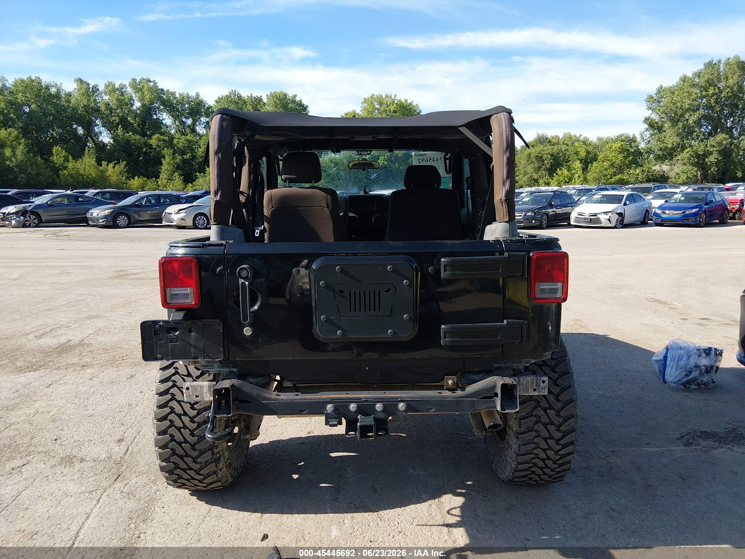 2012 Jeep Wrangler Sport Black vin: 1C4AJWAG3CL270343