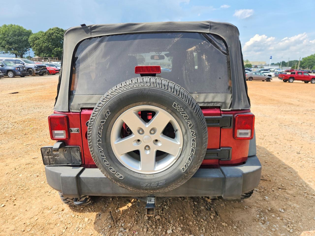 2013 Jeep Wrangler Sport Бордовый vin: 1C4AJWAG3DL606087