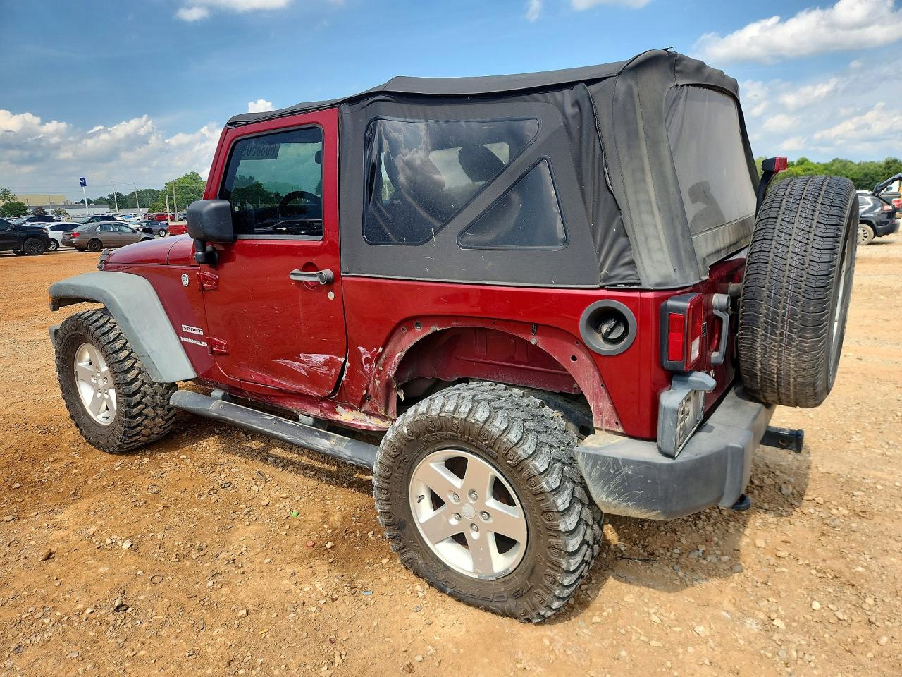 2013 Jeep Wrangler Sport Бордовый vin: 1C4AJWAG3DL606087