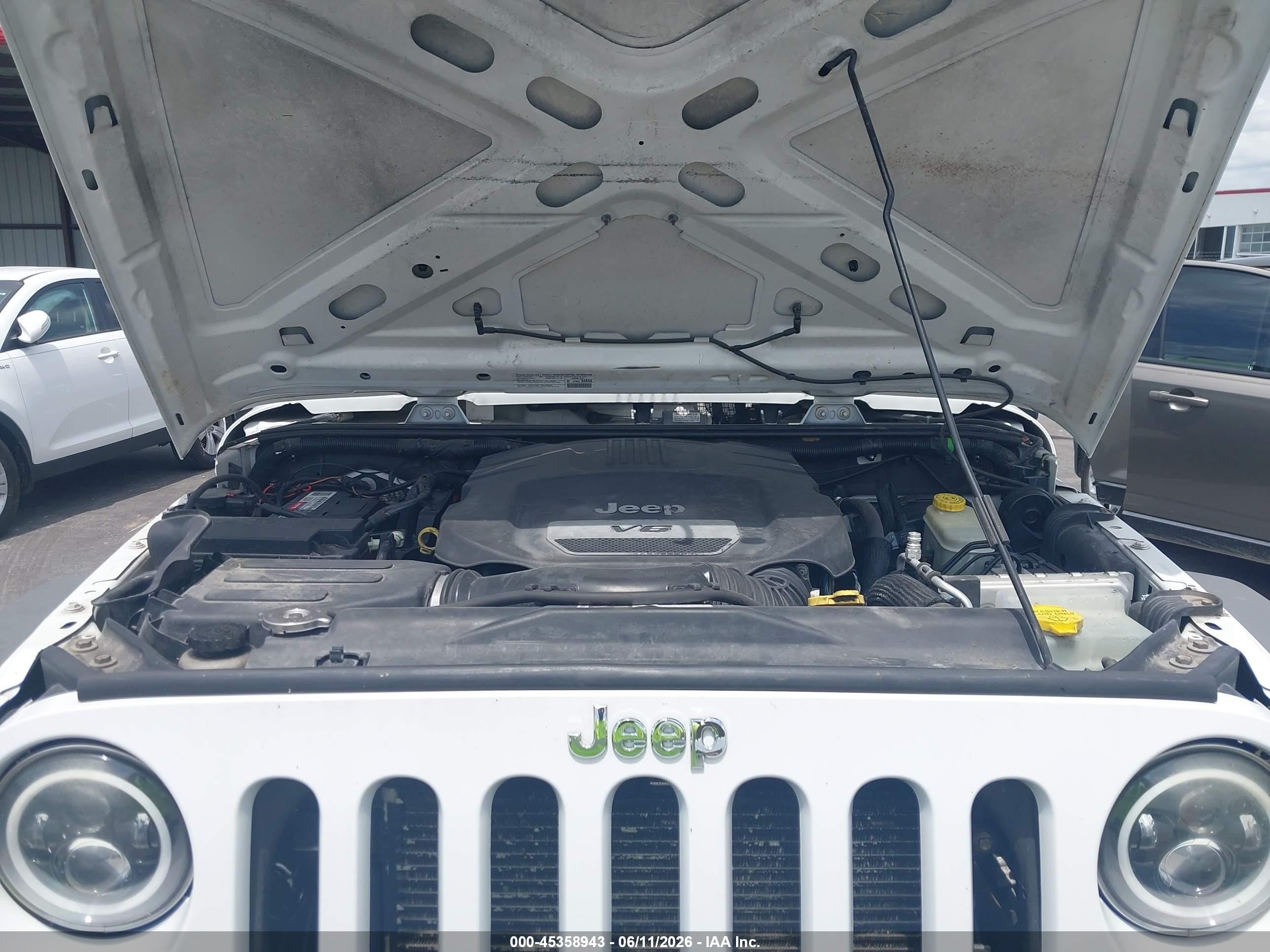 2014 Jeep Wrangler Sport Белый vin: 1C4AJWAG3EL249964