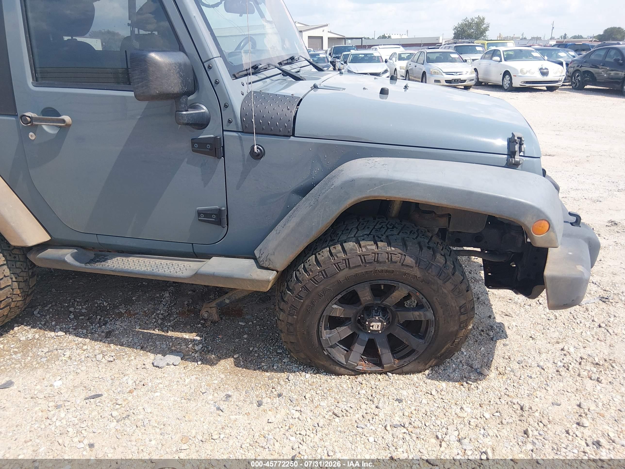 2014 Jeep Wrangler Willys Wheeler Синий vin: 1C4AJWAG3EL253917