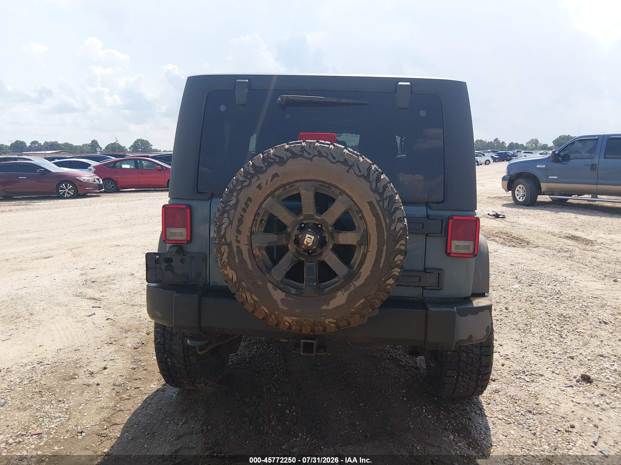 2014 Jeep Wrangler Willys Wheeler Синий vin: 1C4AJWAG3EL253917