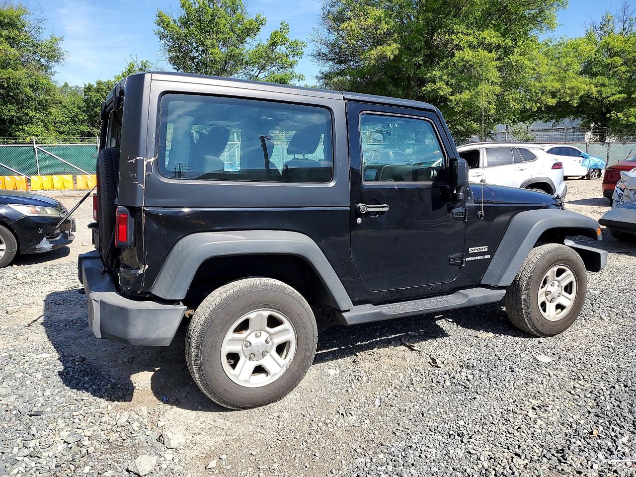 2016 Jeep Wrangler Sport Черный vin: 1C4AJWAG3GL327307