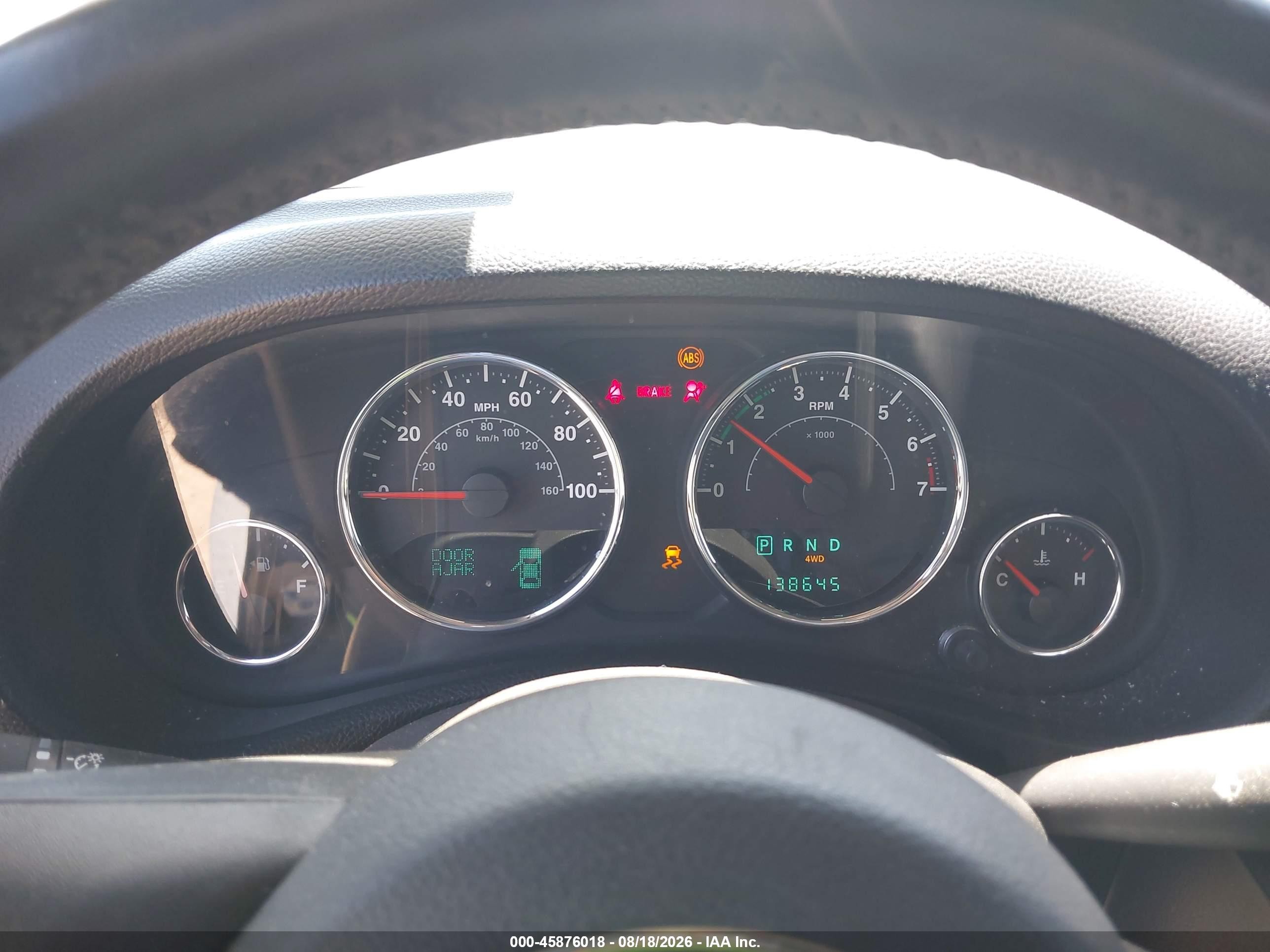 2012 Jeep Wrangler Sport Black vin: 1C4AJWAG4CL138160