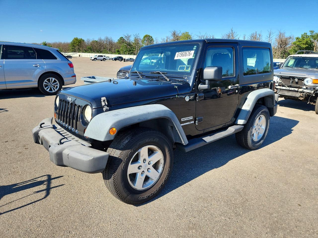 2012 Jeep Wrangler Sport Black vin: 1C4AJWAG4CL276667
