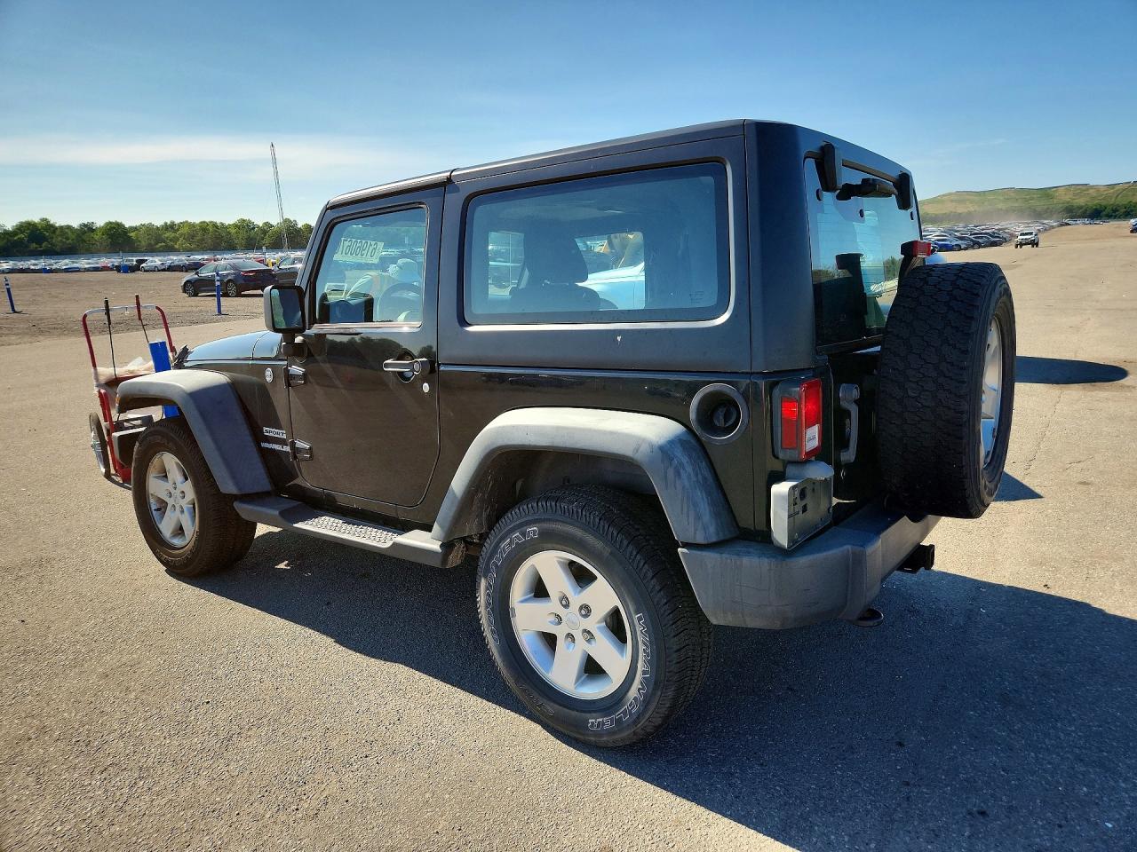 2012 Jeep Wrangler Sport Black vin: 1C4AJWAG4CL276667