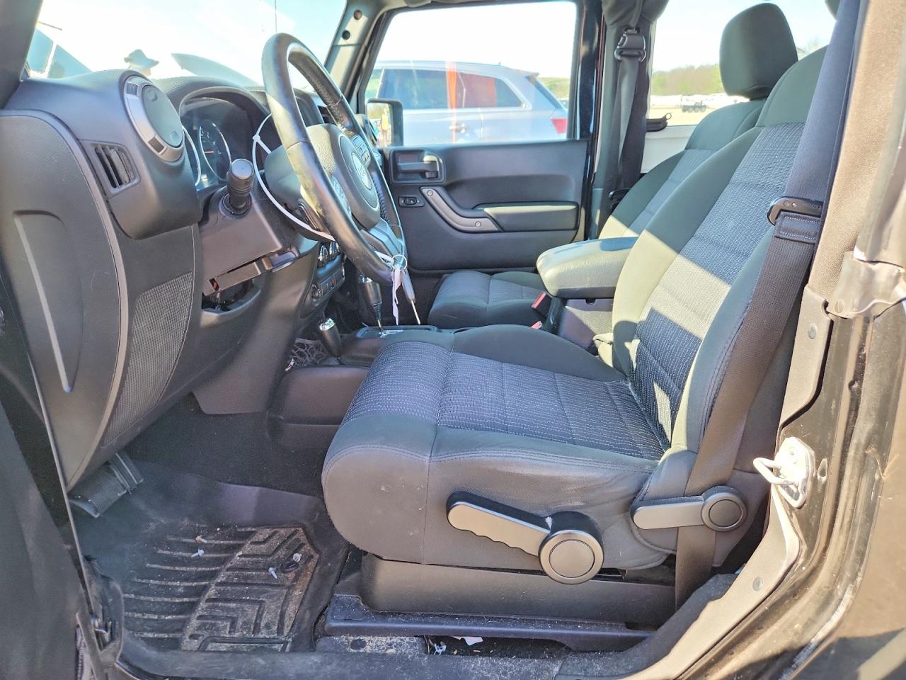 2012 Jeep Wrangler Sport Black vin: 1C4AJWAG4CL276667