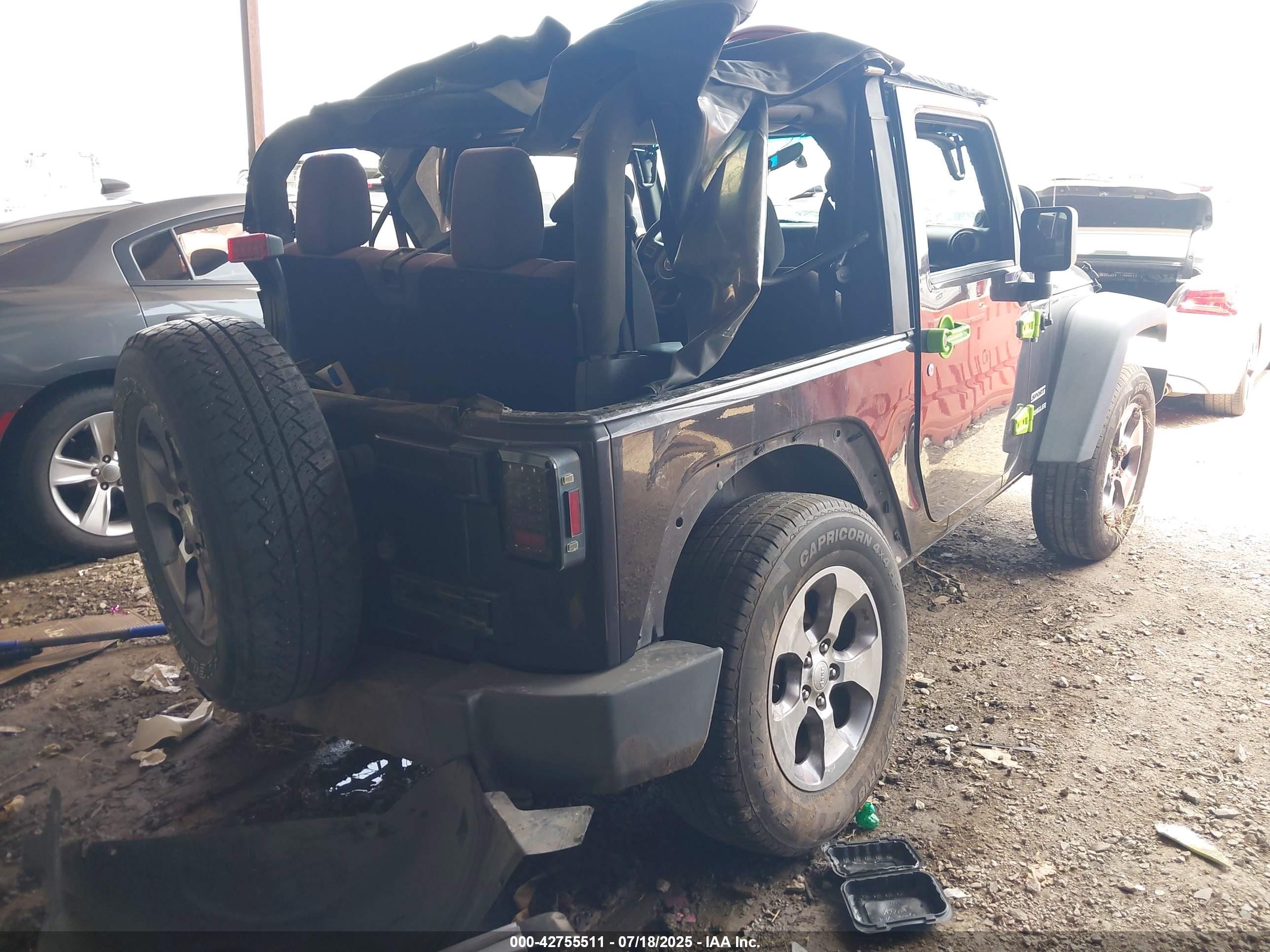2013 Jeep Wrangler Sport vin: 1C4AJWAG4DL684359