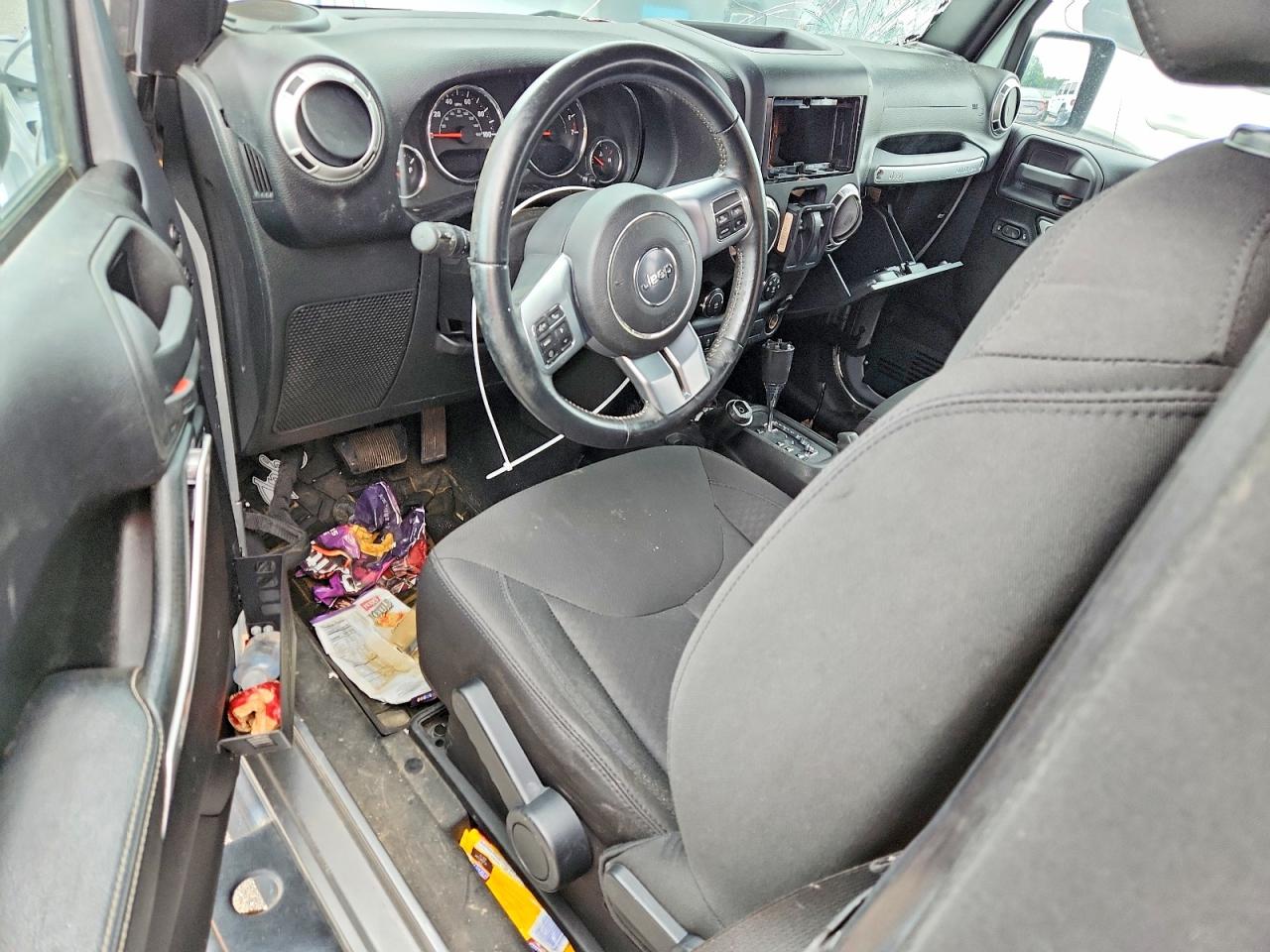2015 Jeep Wrangler Sport Gray vin: 1C4AJWAG4FL590002