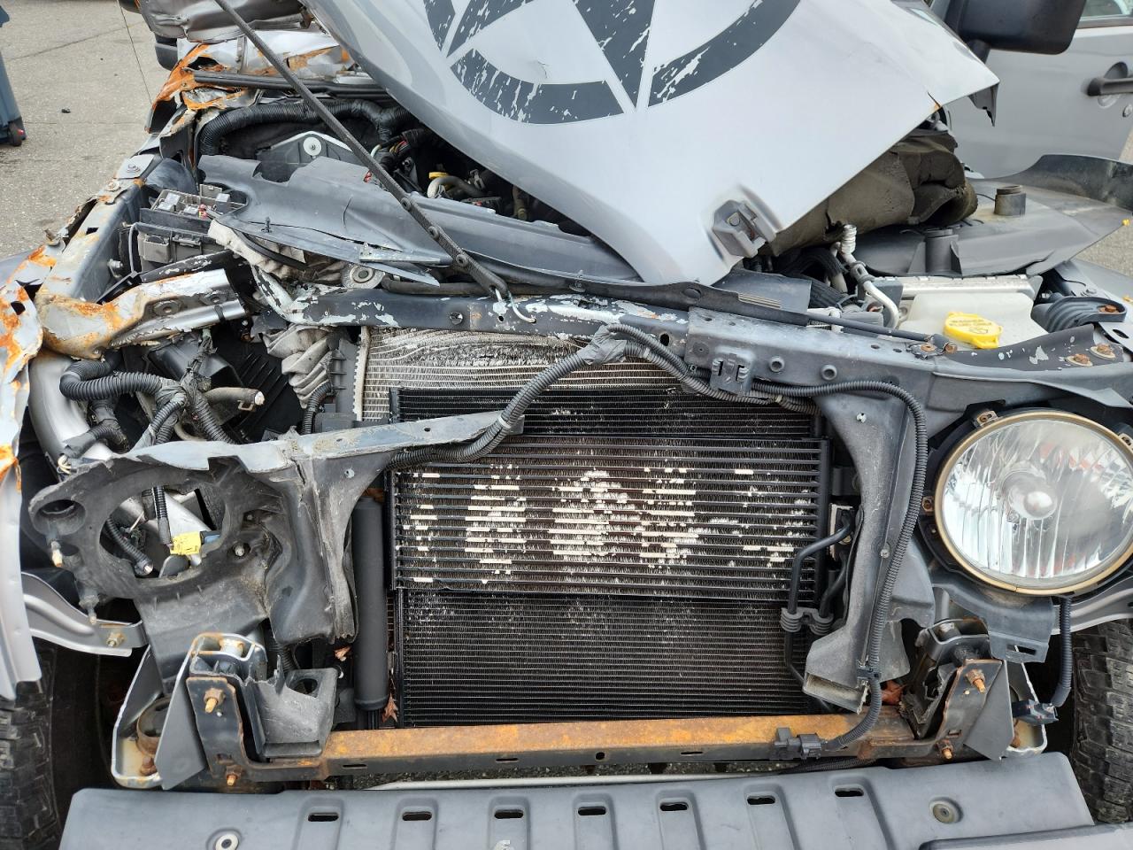 2015 Jeep Wrangler Sport Gray vin: 1C4AJWAG4FL590002 Damage: Frame, Kinked, > 12 Inches