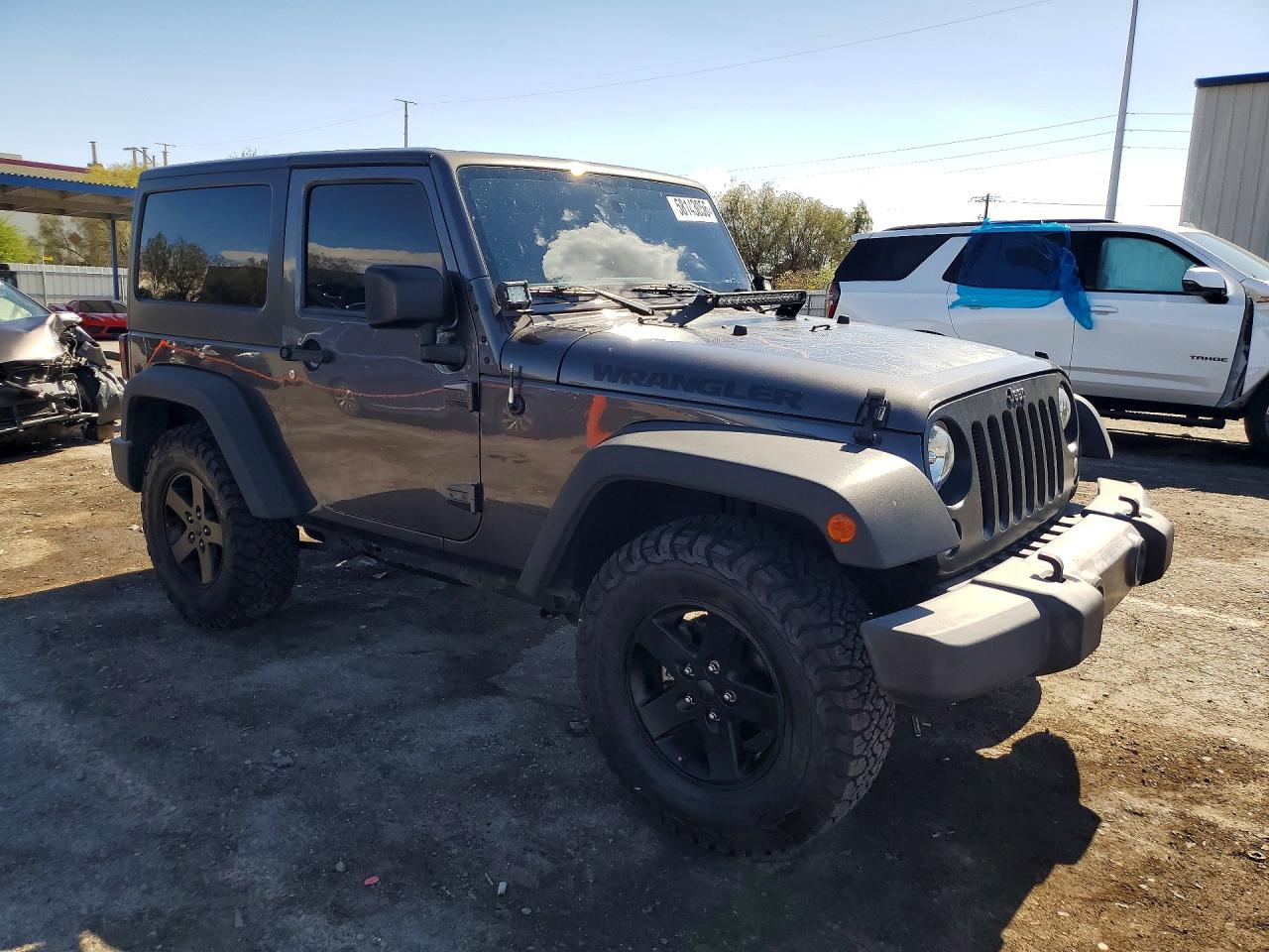 2017 Jeep Wrangler Sport Gray vin: 1C4AJWAG4HL640044