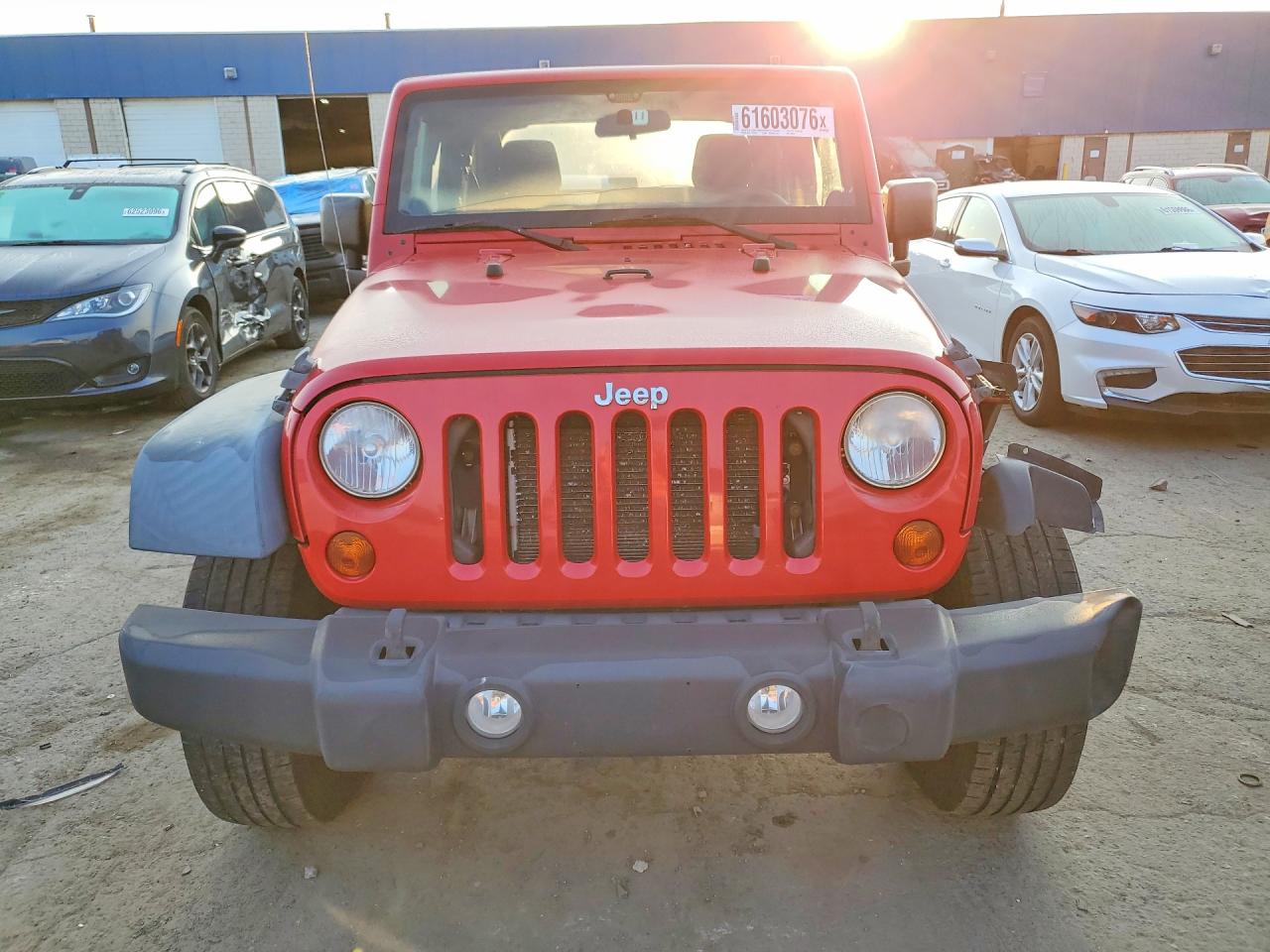 2012 Jeep Wrangler Sport Red vin: 1C4AJWAG5CL106849