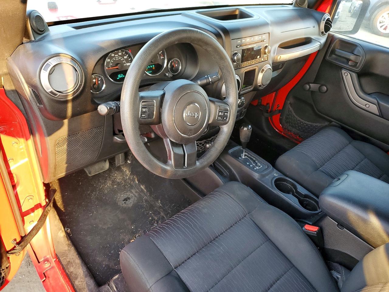 2012 Jeep Wrangler Sport Red vin: 1C4AJWAG5CL106849