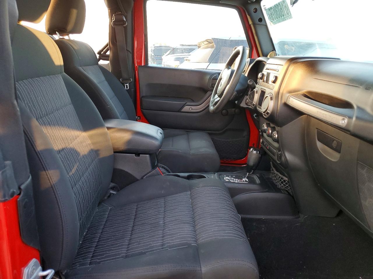 2012 Jeep Wrangler Sport Red vin: 1C4AJWAG5CL106849