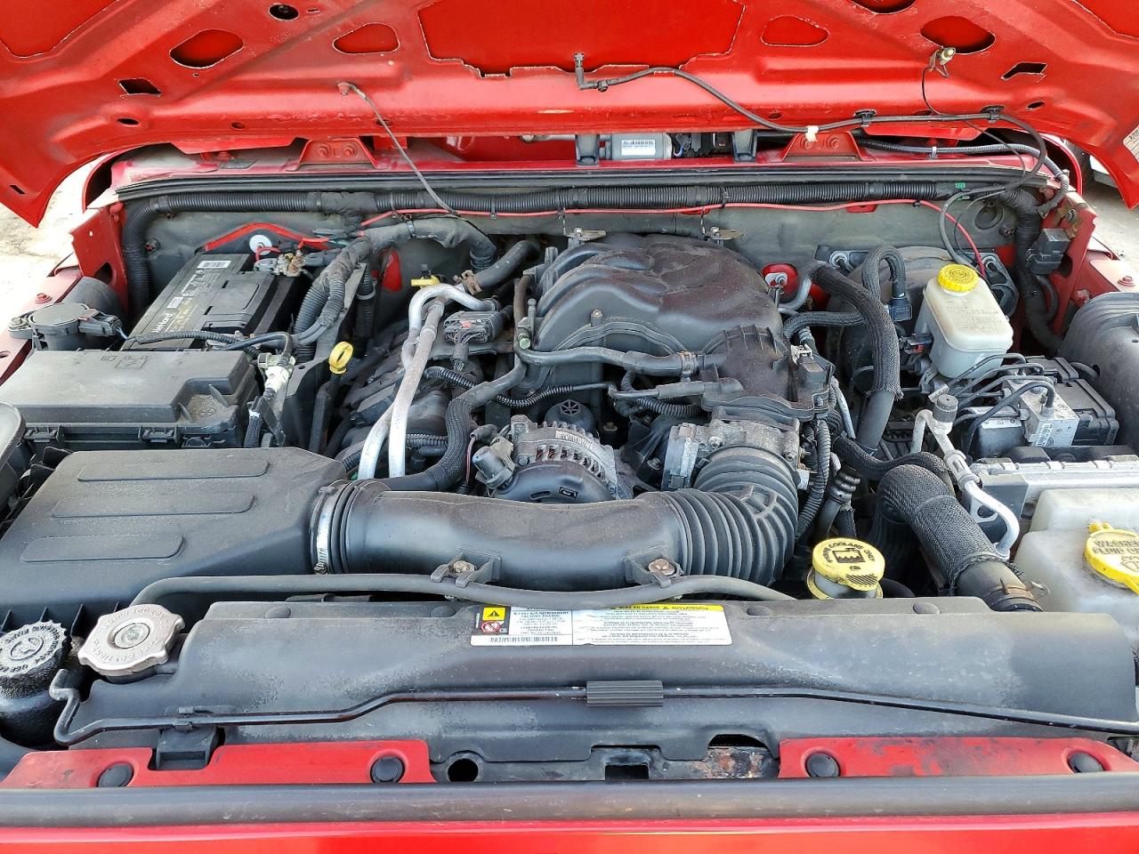 2012 Jeep Wrangler Sport Red vin: 1C4AJWAG5CL106849