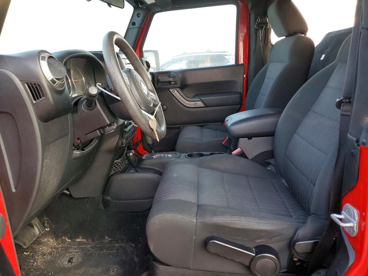 2012 Jeep Wrangler Sport Red vin: 1C4AJWAG5CL106849