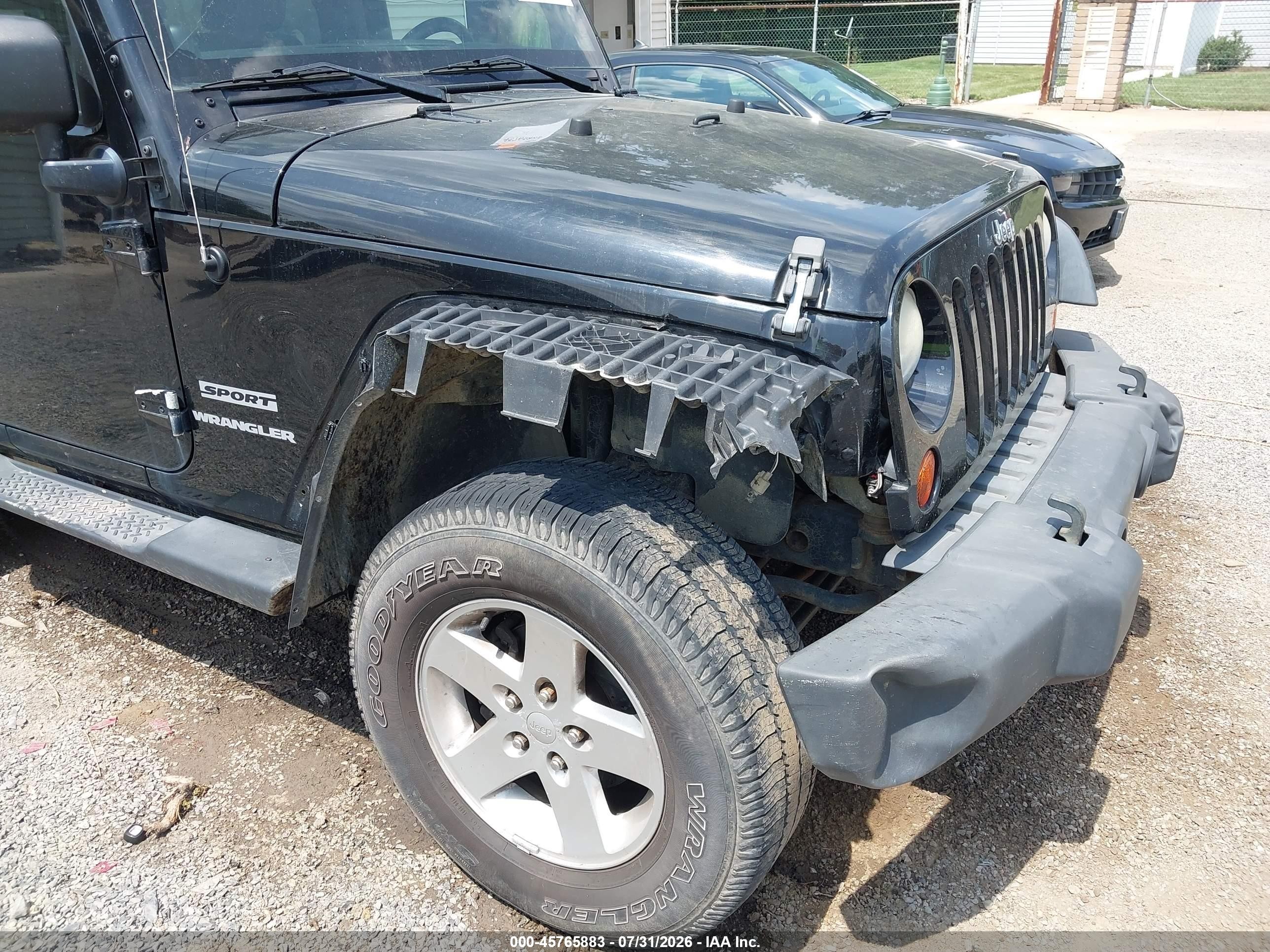 2012 Jeep Wrangler Sport Black vin: 1C4AJWAG5CL177548