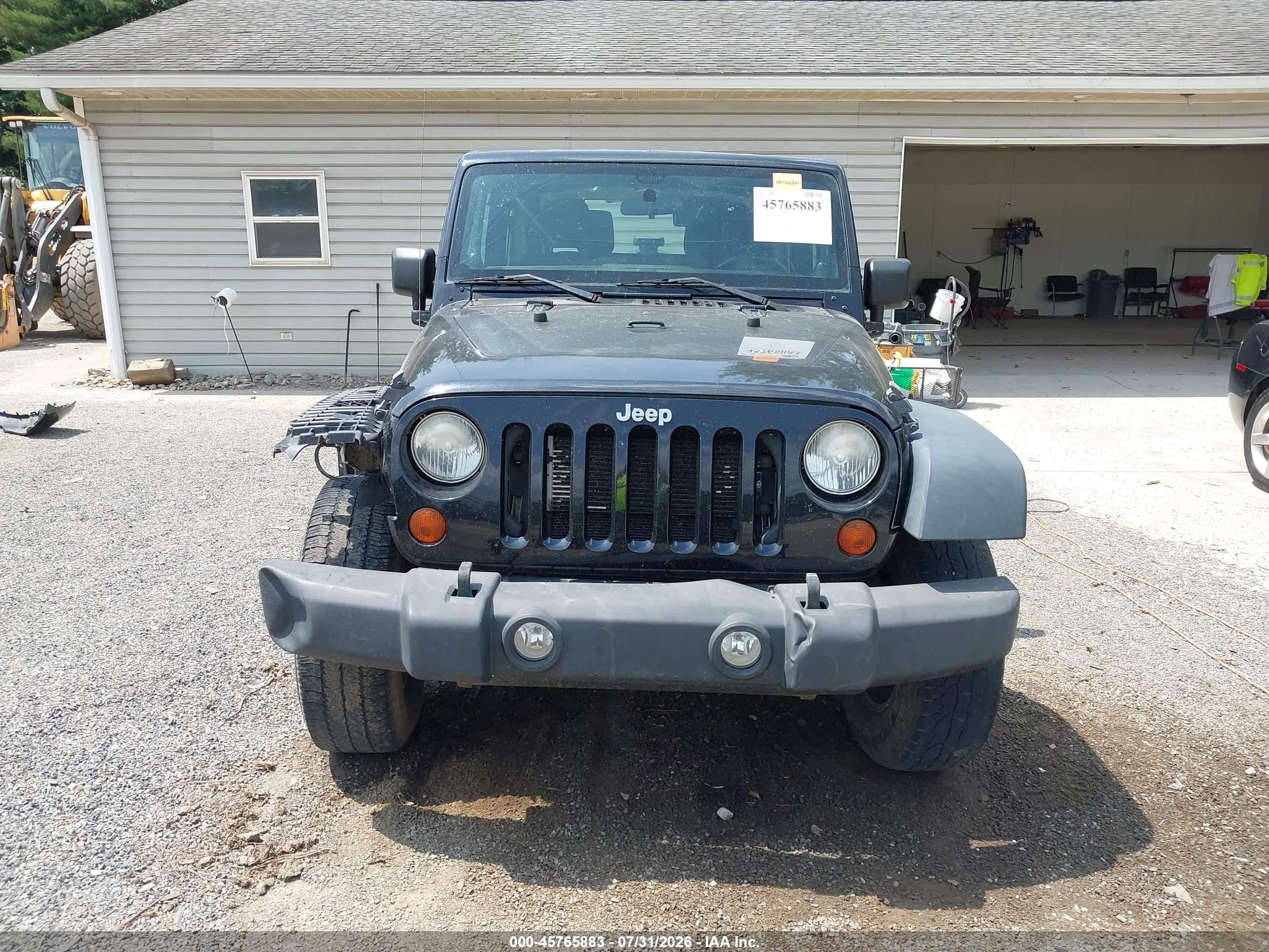 2012 Jeep Wrangler Sport Black vin: 1C4AJWAG5CL177548