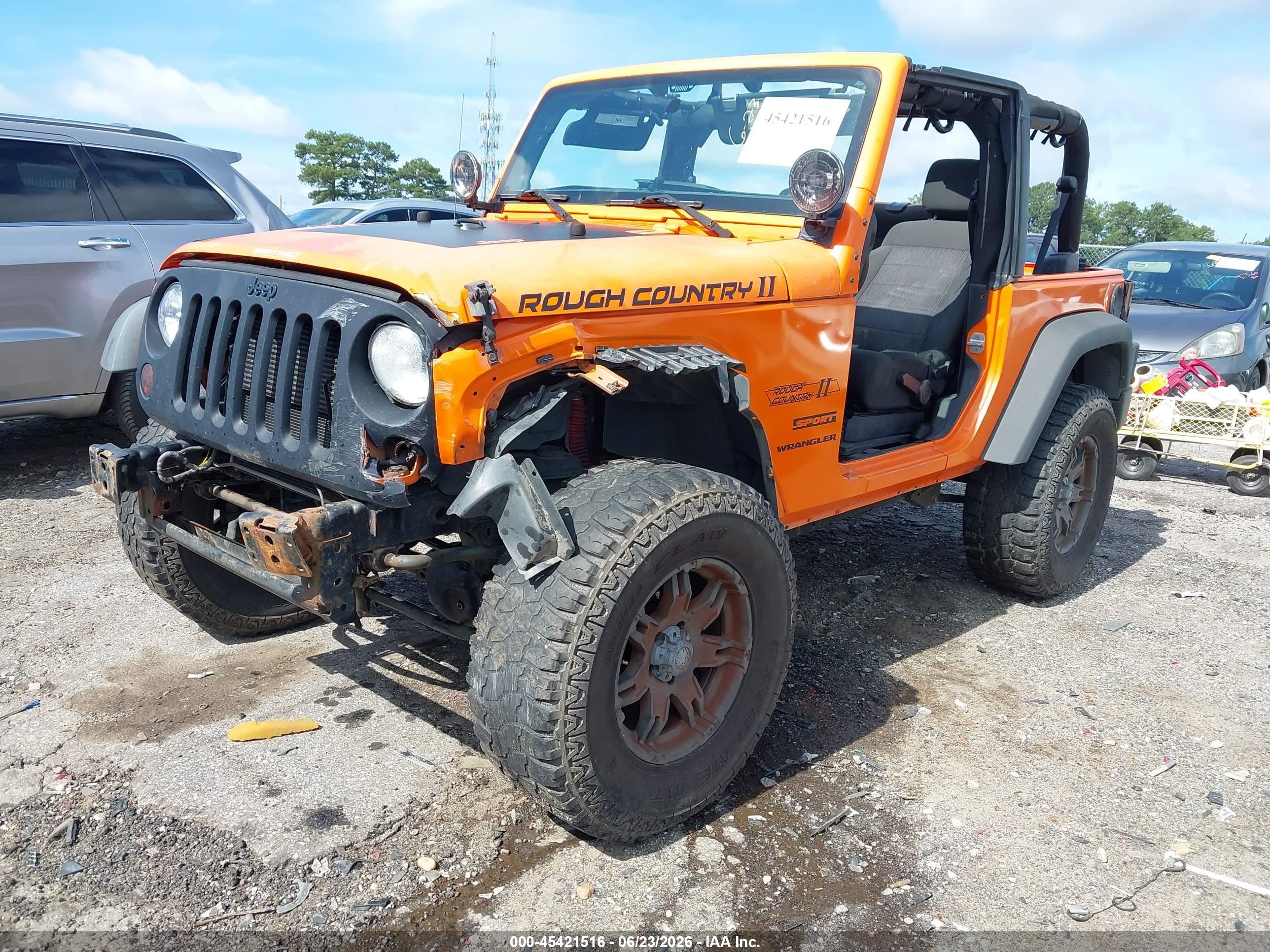 2012 Jeep Wrangler Sport Оранжевый vin: 1C4AJWAG5CL193281