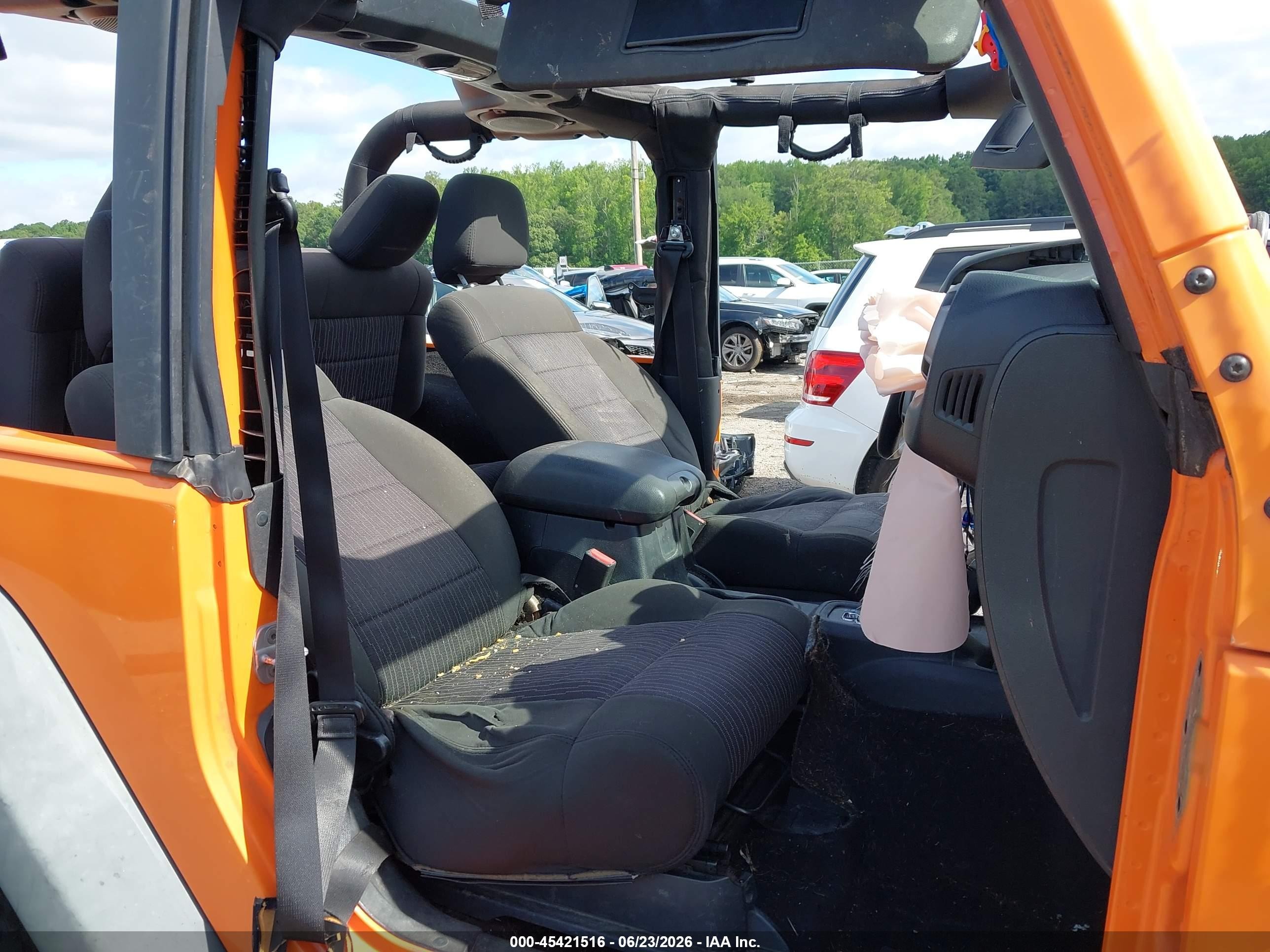 2012 Jeep Wrangler Sport Оранжевый vin: 1C4AJWAG5CL193281