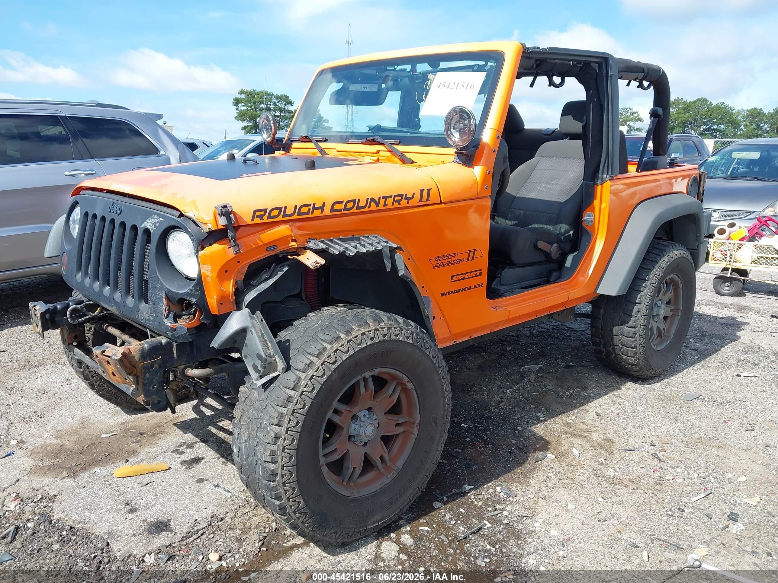 2012 Jeep Wrangler Sport Оранжевый vin: 1C4AJWAG5CL193281
