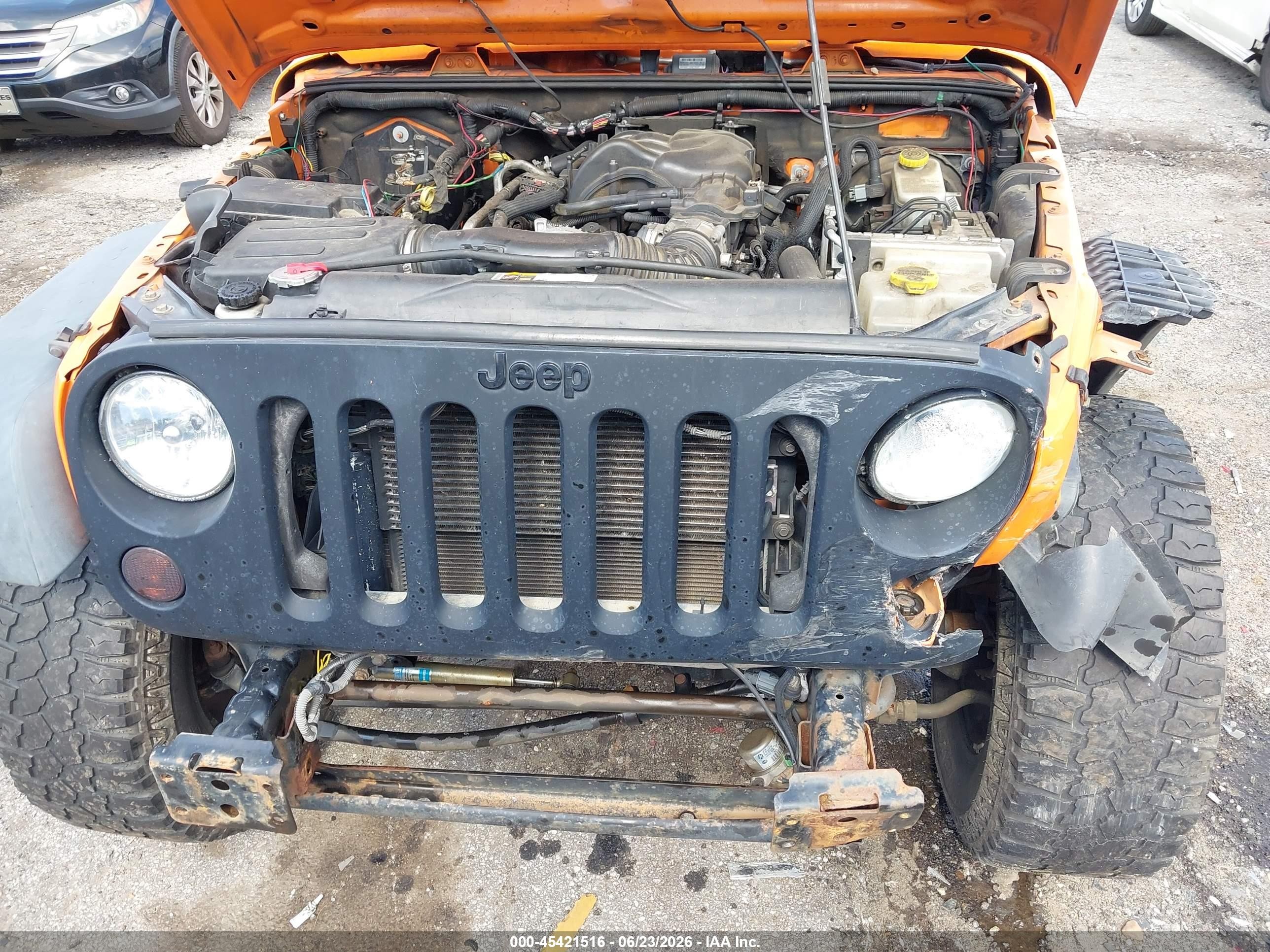 2012 Jeep Wrangler Sport Оранжевый vin: 1C4AJWAG5CL193281
