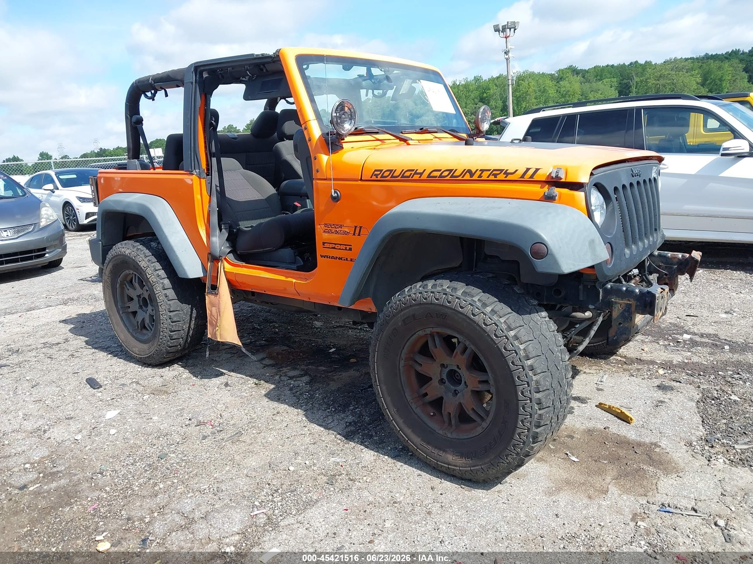 2012 Jeep Wrangler Sport Оранжевый vin: 1C4AJWAG5CL193281