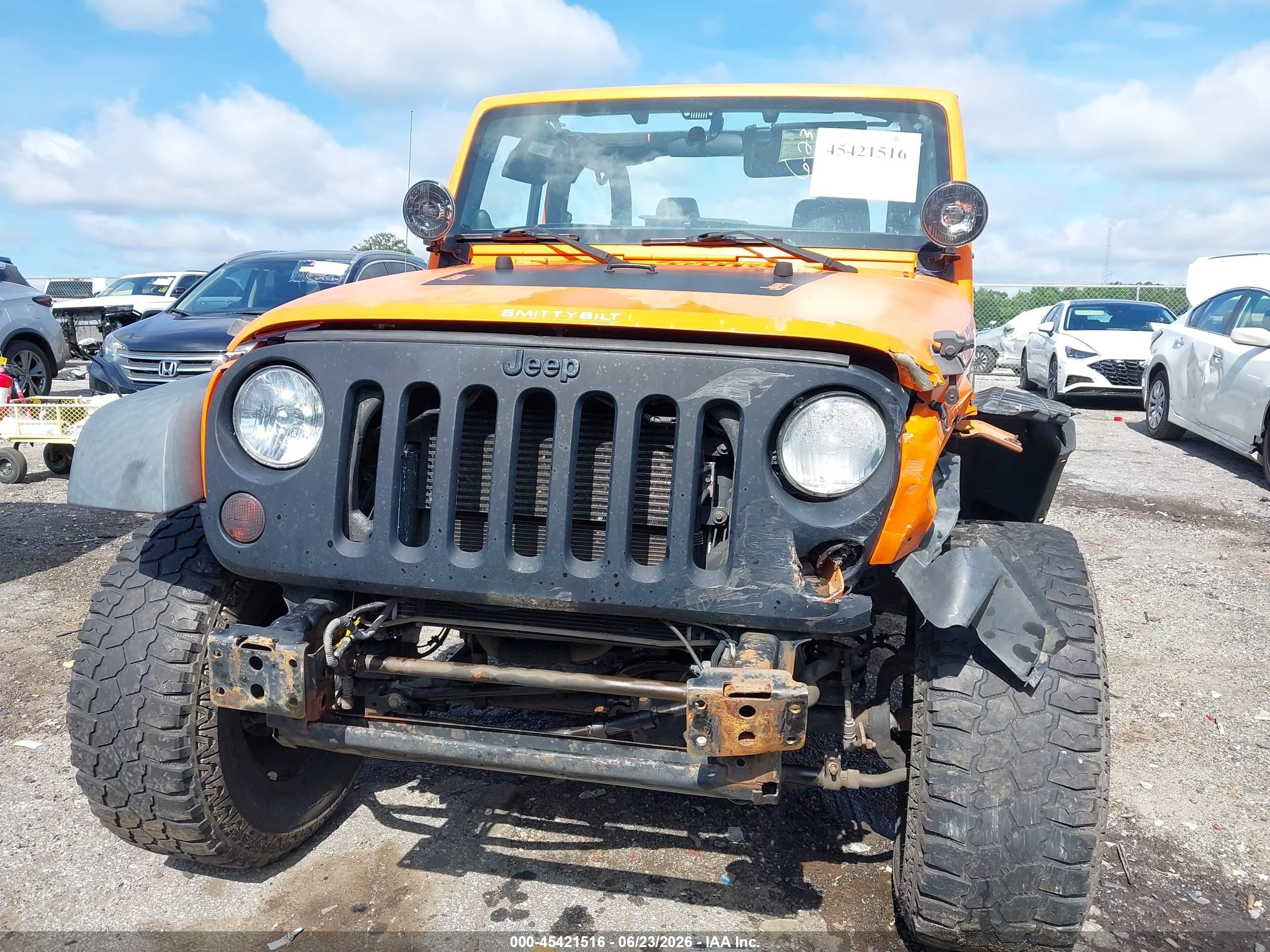 2012 Jeep Wrangler Sport Оранжевый vin: 1C4AJWAG5CL193281