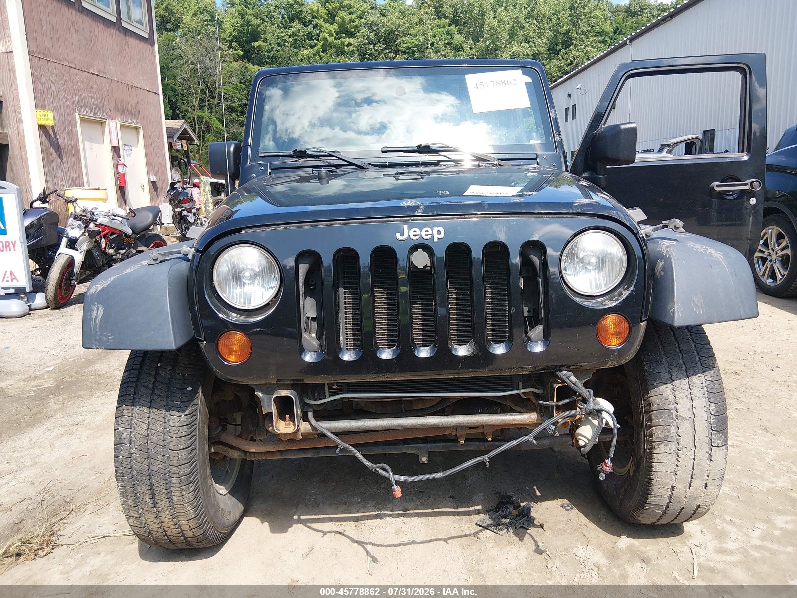 2012 Jeep Wrangler Sport Black vin: 1C4AJWAG5CL256184