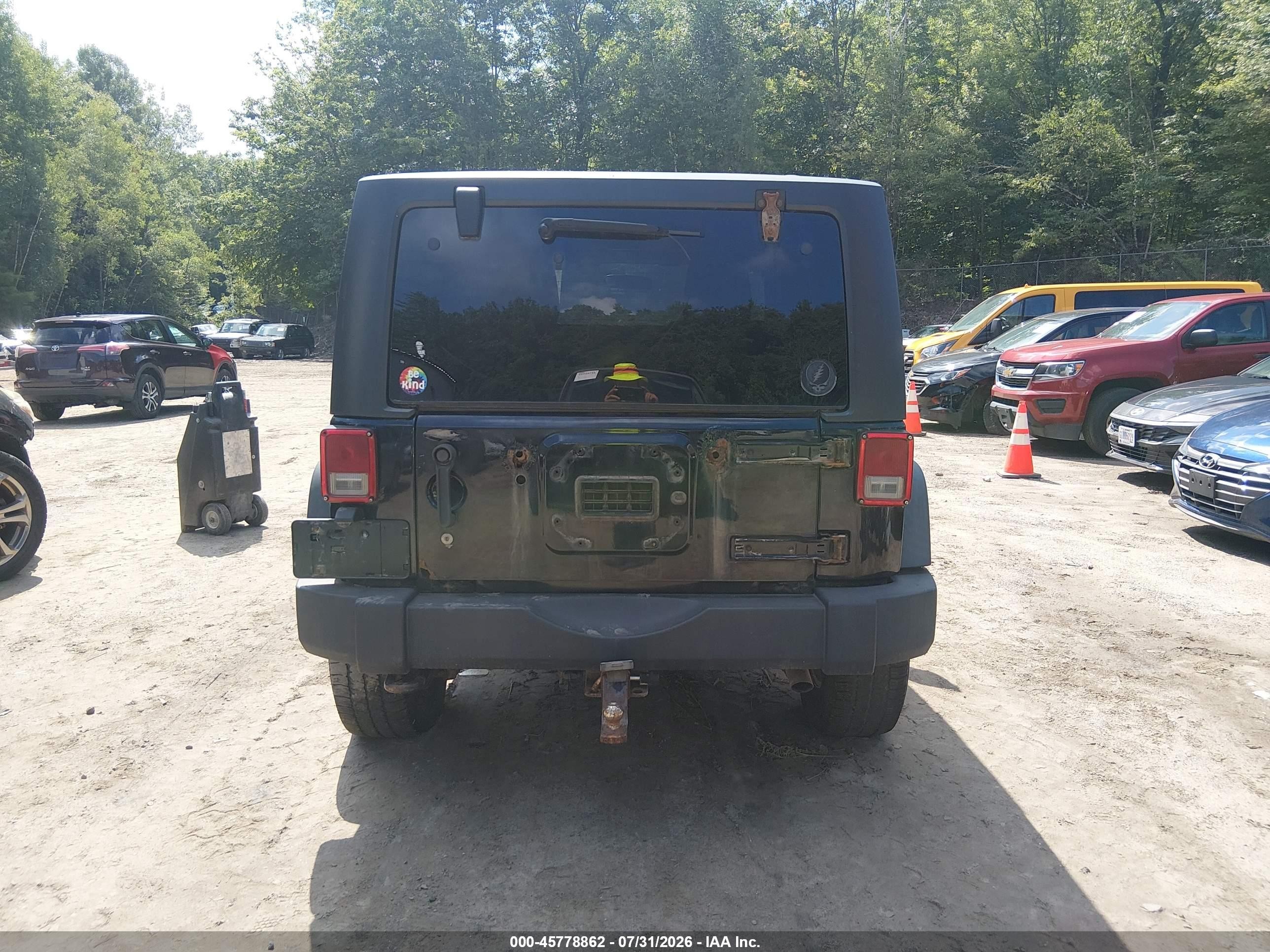 2012 Jeep Wrangler Sport Black vin: 1C4AJWAG5CL256184