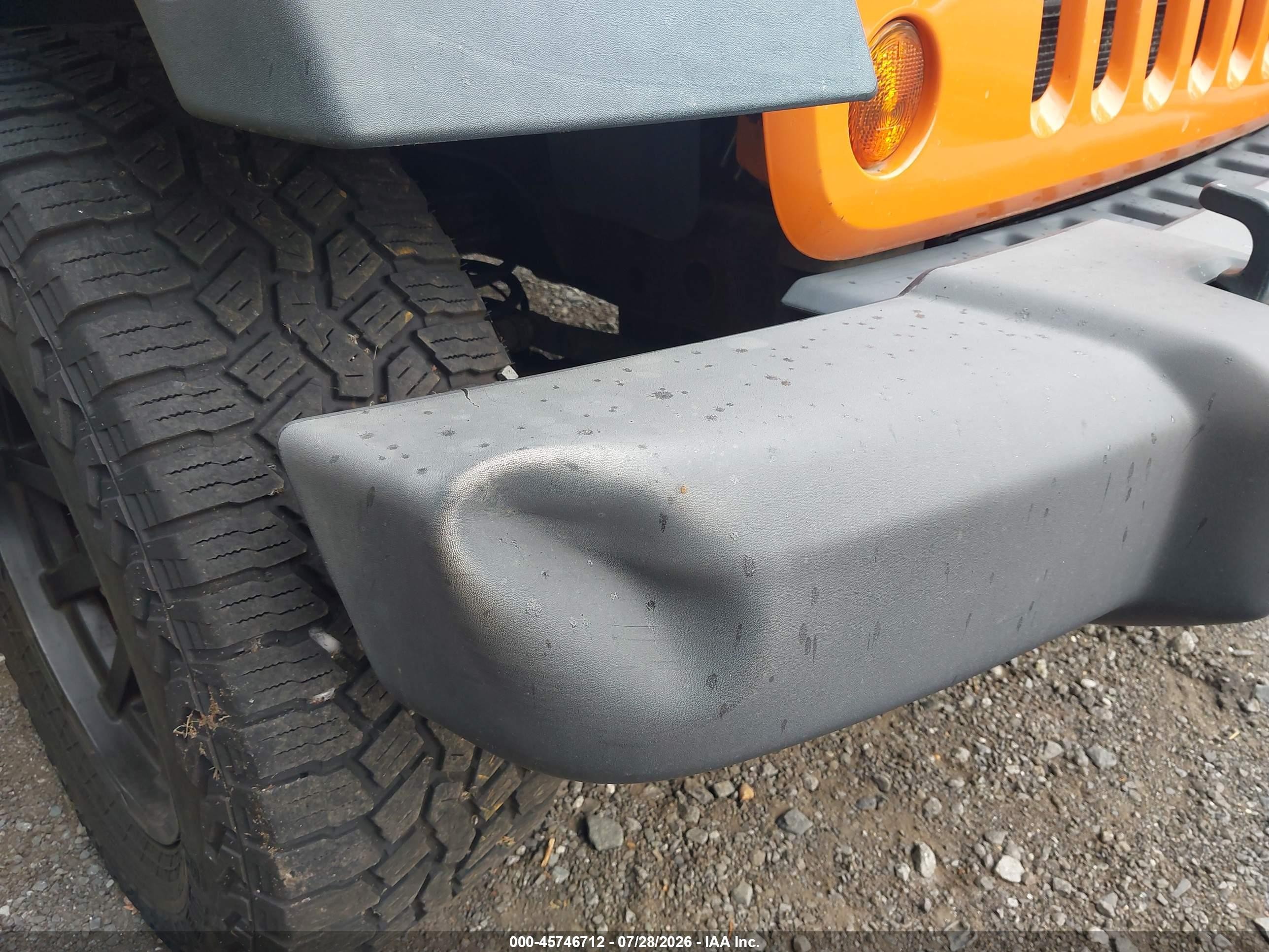 2012 Jeep Wrangler Sport Orange vin: 1C4AJWAG5CL279755