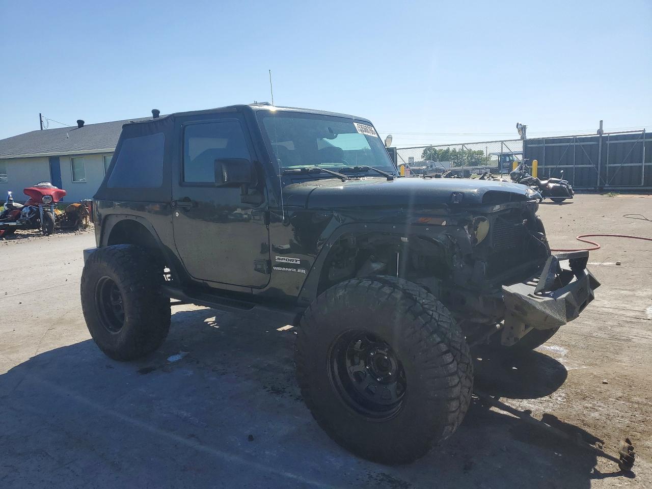 2012 Jeep Wrangler Sport Black vin: 1C4AJWAG6CL192205