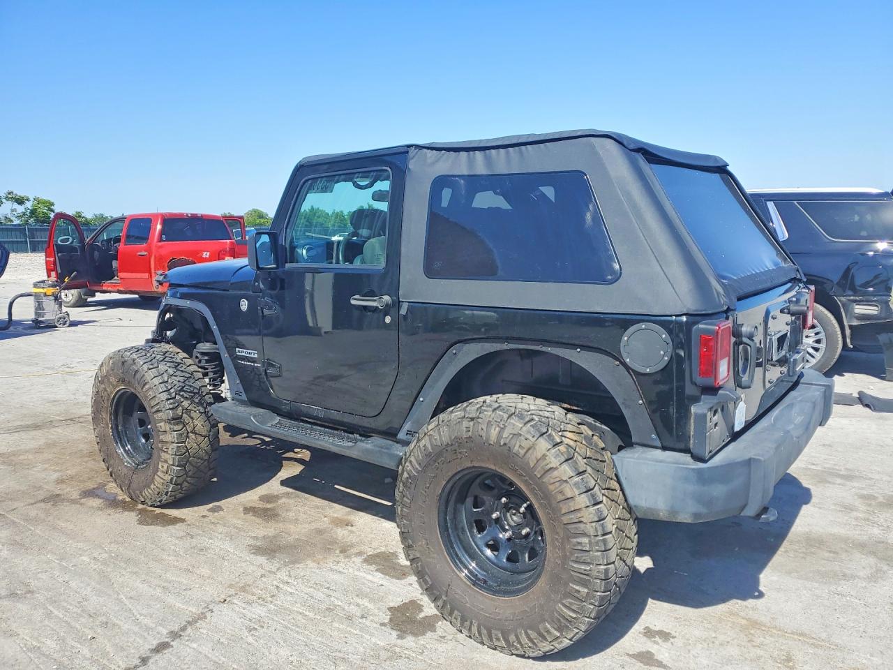 2012 Jeep Wrangler Sport Black vin: 1C4AJWAG6CL192205