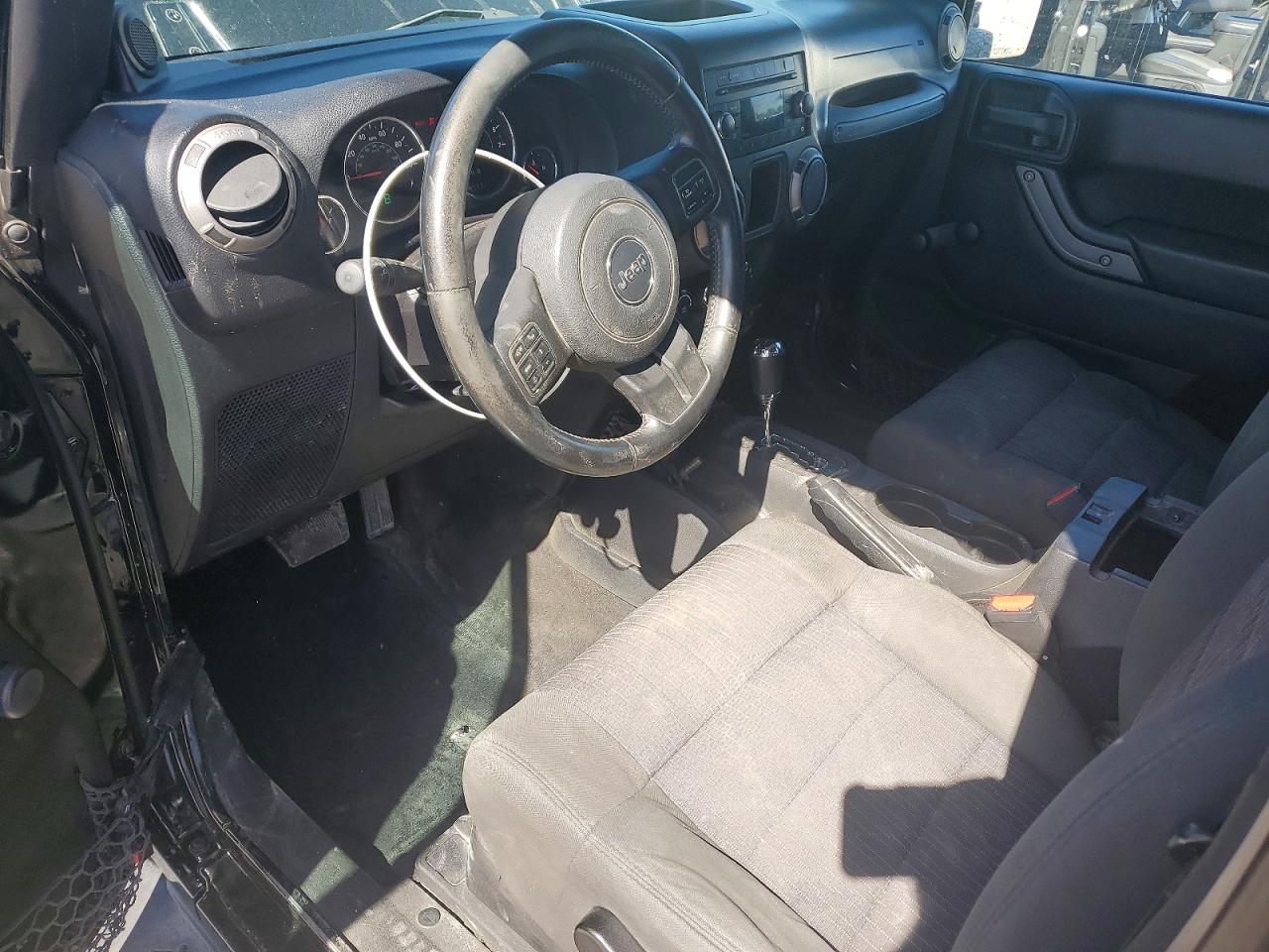 2012 Jeep Wrangler Sport Black vin: 1C4AJWAG6CL192205