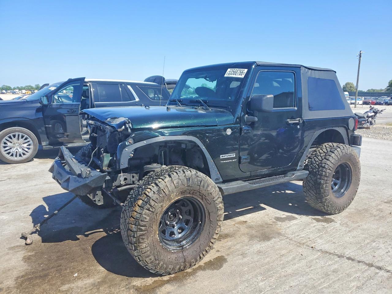2012 Jeep Wrangler Sport Черный vin: 1C4AJWAG6CL192205