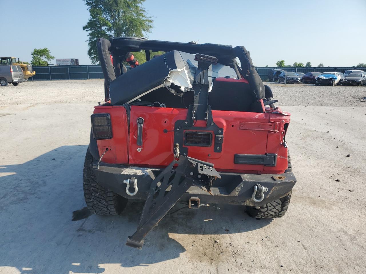 2012 Jeep Wrangler Sport Red vin: 1C4AJWAG6CL198652