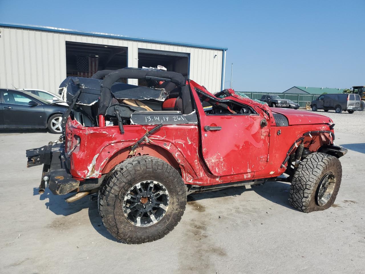 2012 Jeep Wrangler Sport Red vin: 1C4AJWAG6CL198652