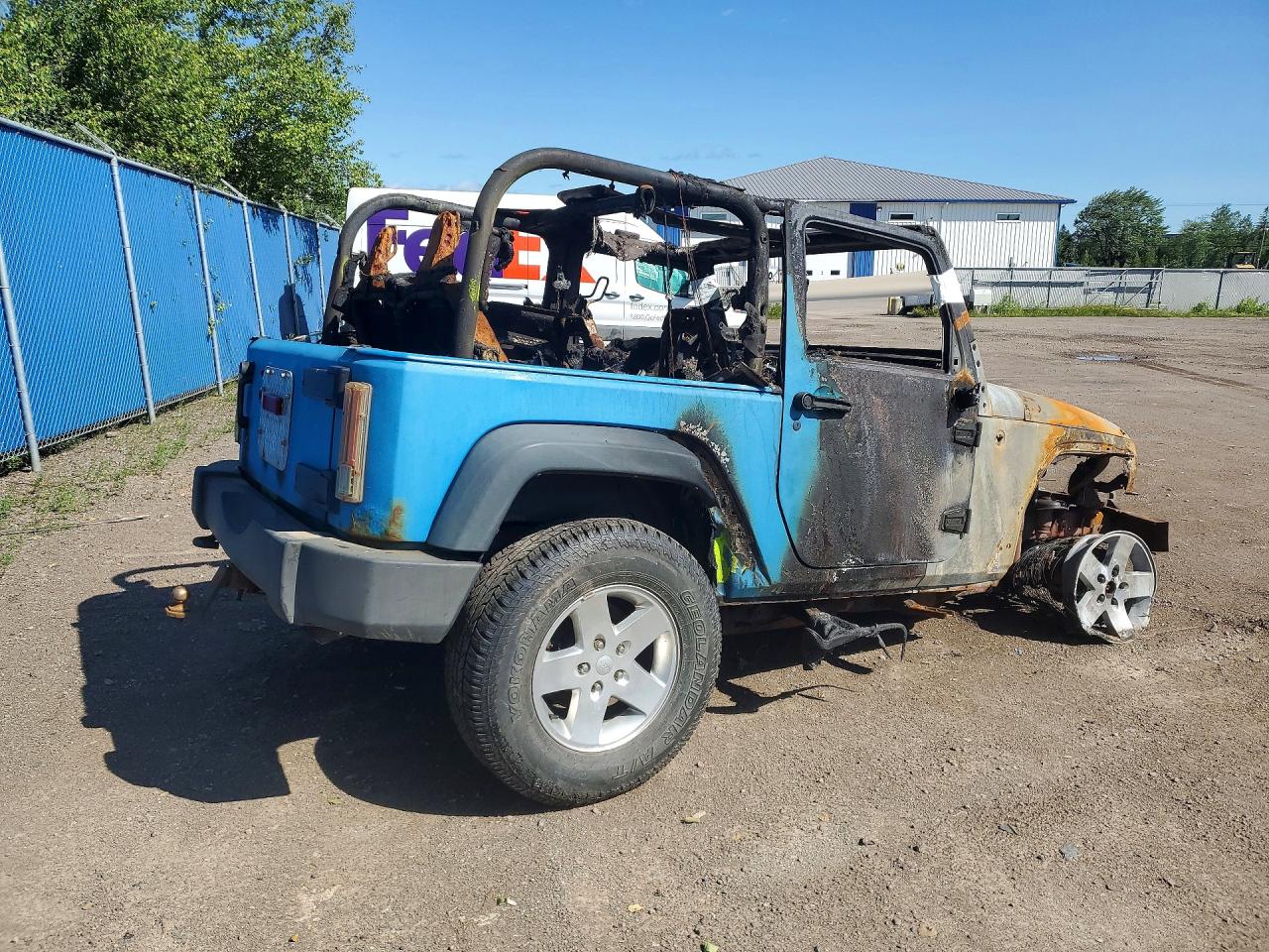 2012 Jeep Wrangler Sport Пожар vin: 1C4AJWAG6CL274063