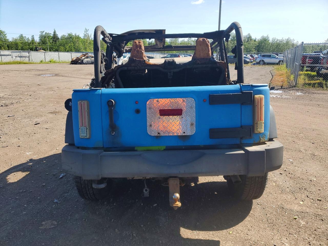 2012 Jeep Wrangler Sport Пожар vin: 1C4AJWAG6CL274063