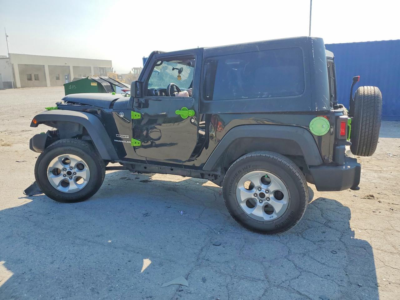 2012 Jeep Wrangler Sport Черный vin: 1C4AJWAG6CL279604