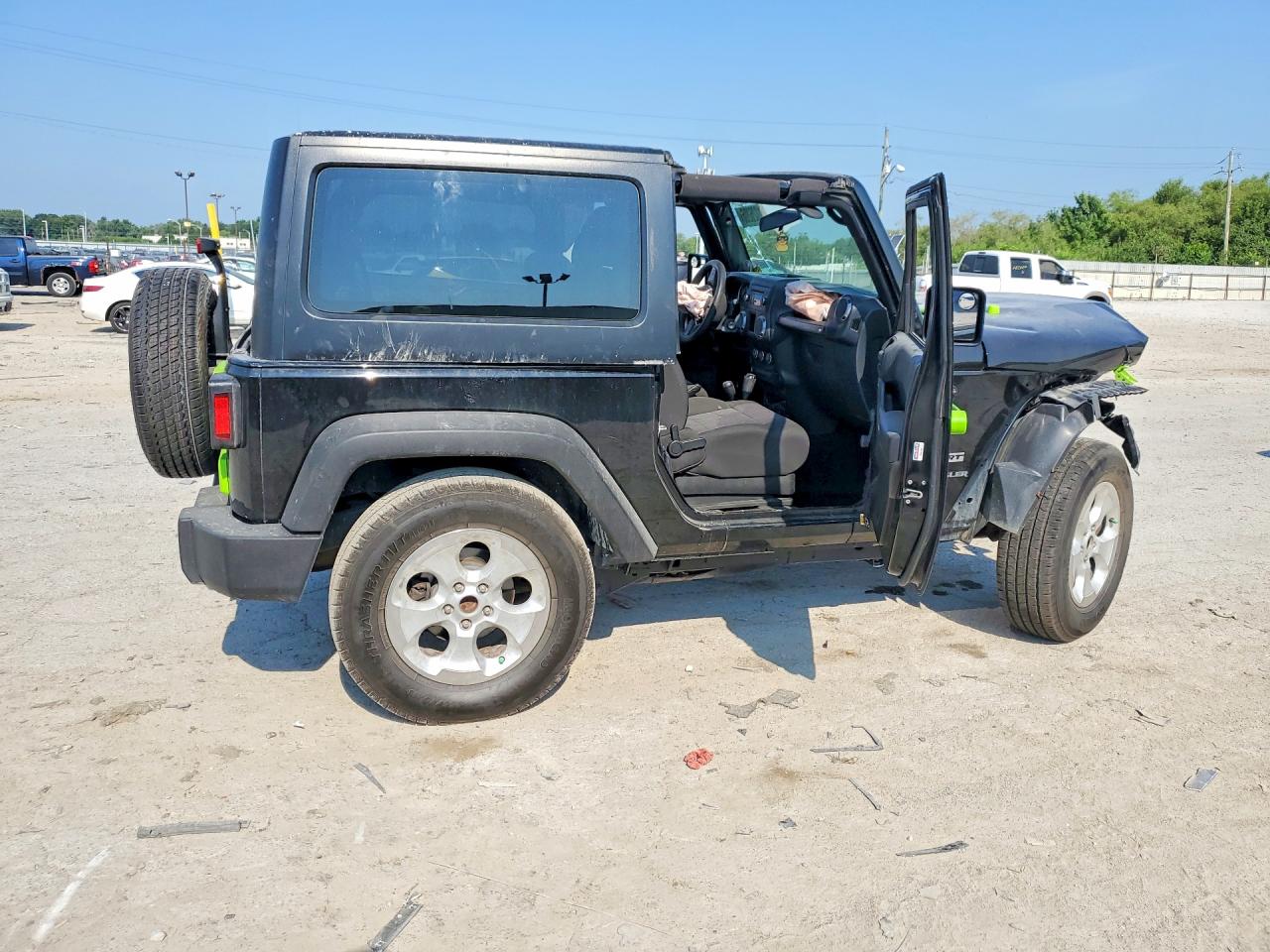 2012 Jeep Wrangler Sport Черный vin: 1C4AJWAG6CL279604