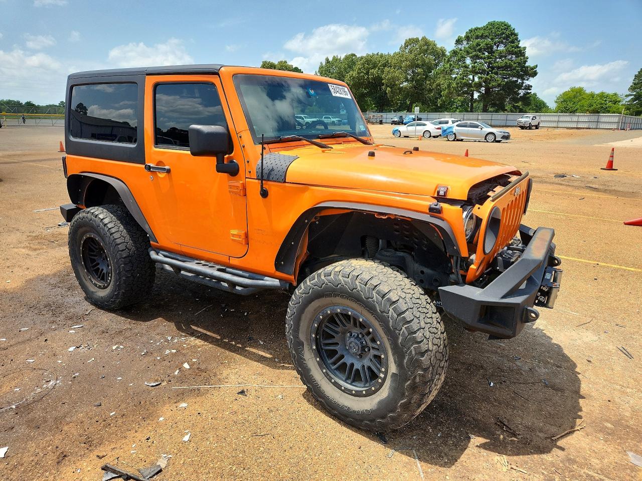 2012 Jeep Wrangler Sport Orange vin: 1C4AJWAG6CL281062
