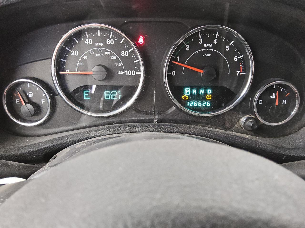 2012 Jeep Wrangler Sport Maroon vin: 1C4AJWAG6CL284835 Damage: Warning Light - Engine, On, Unacceptable
