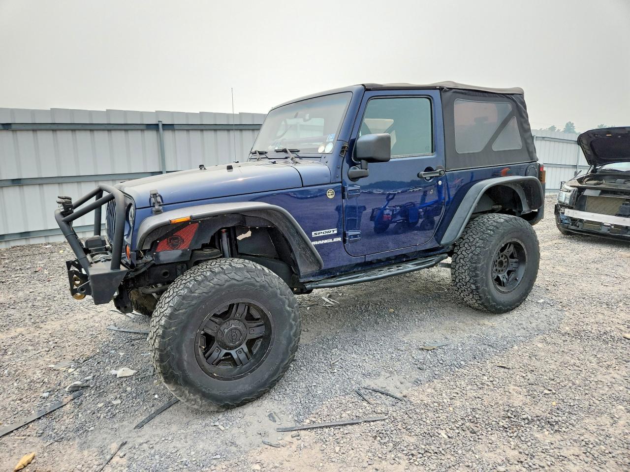 2013 Jeep Wrangler Blue vin: 1C4AJWAG6DL516626